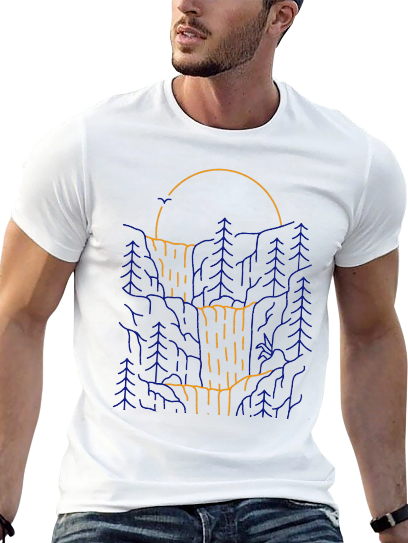 Nature Graphic Print T-Shirt