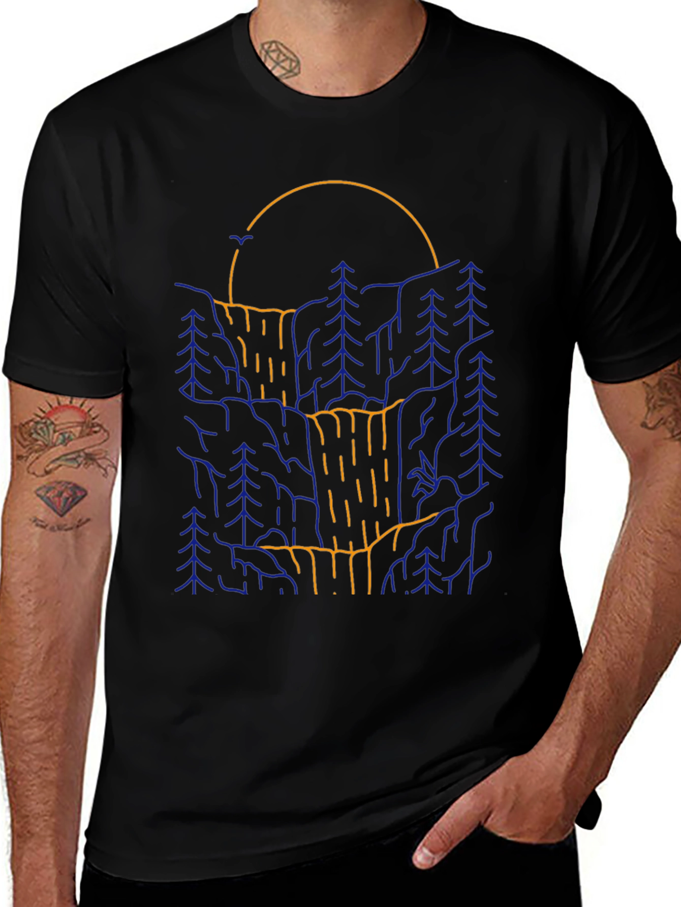 Nature Graphic Print T-Shirt