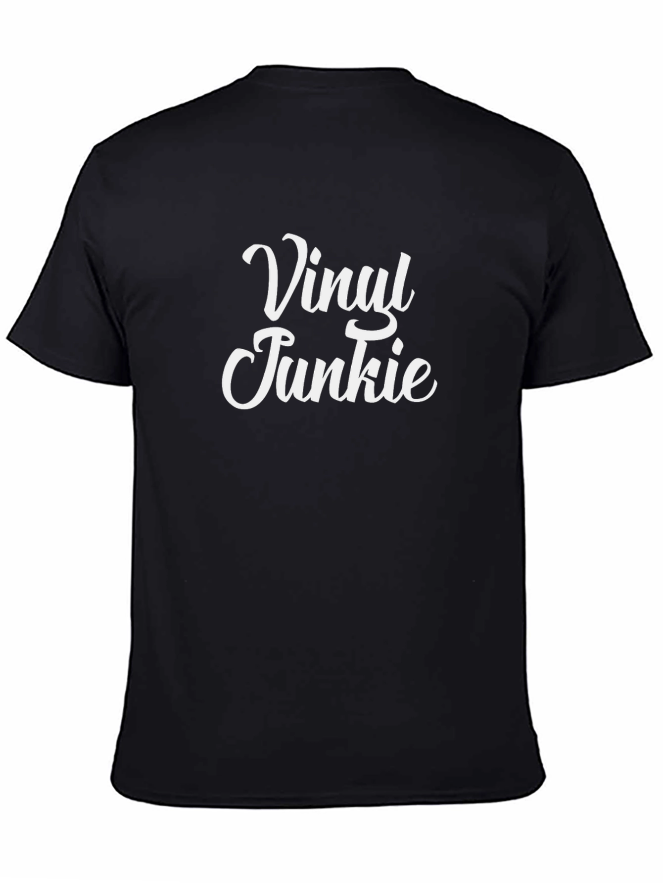 Vinyl Junkie T-Shirt - Retro Music Lover Tee