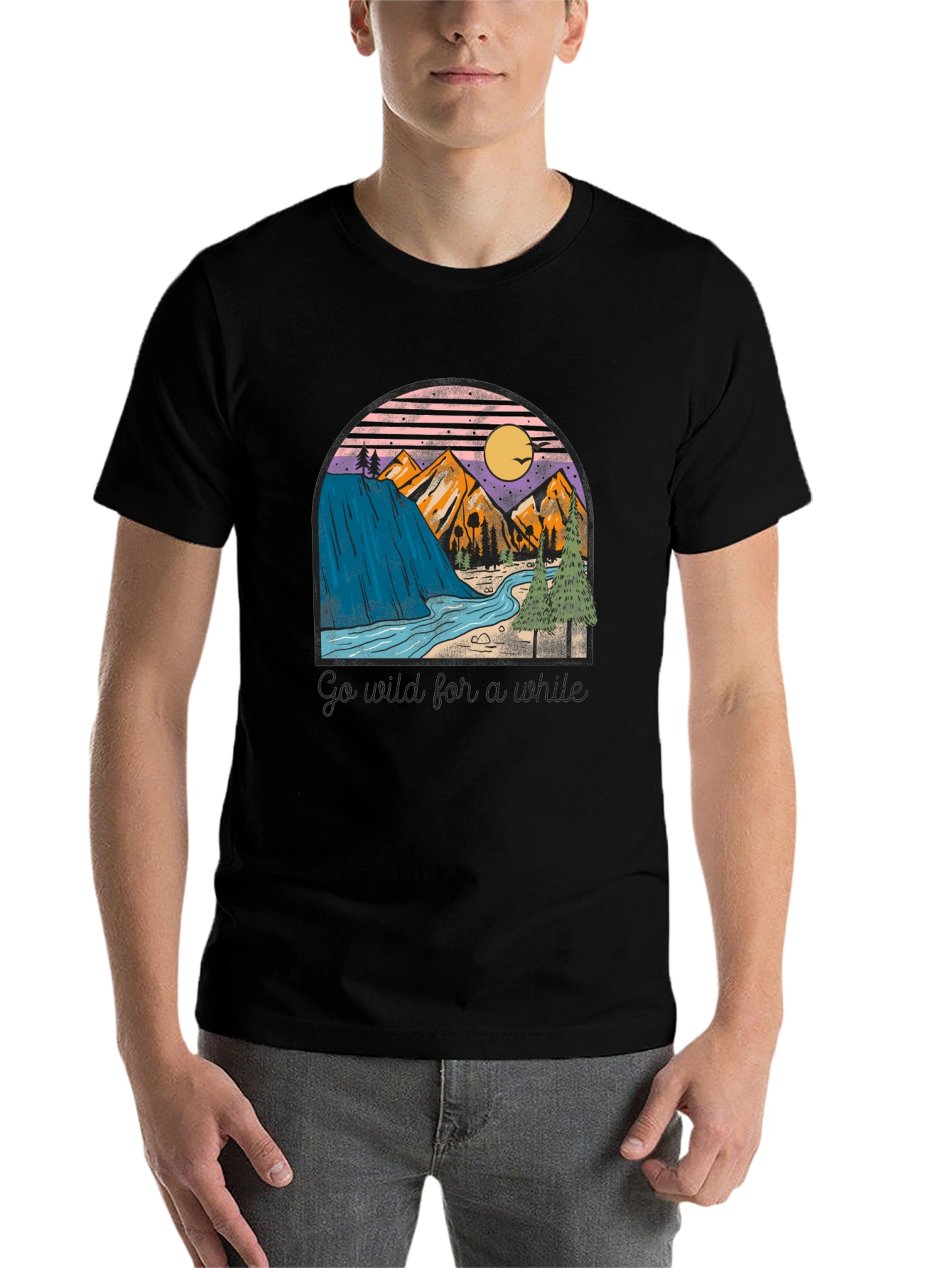 Nature Landscape Graphic Print Tee