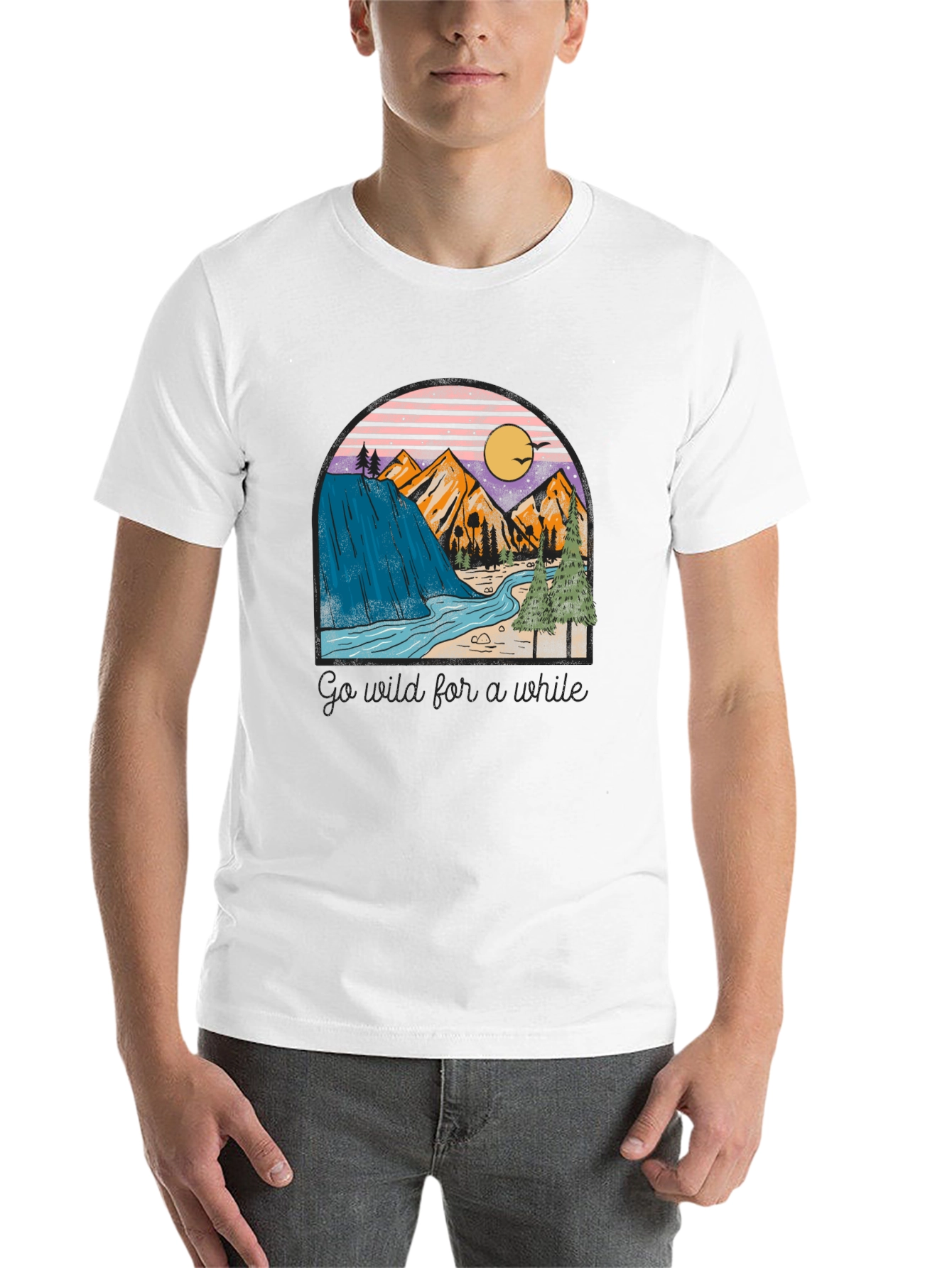 Nature Landscape Graphic Print Tee