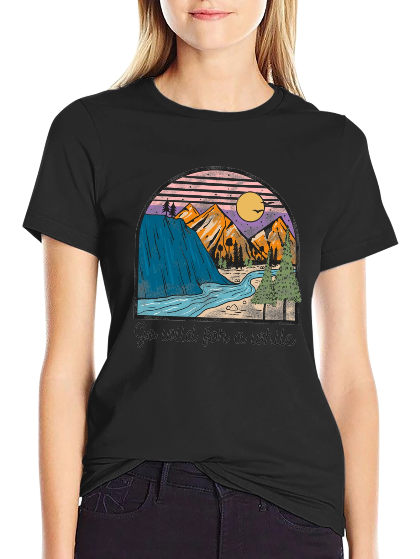 Nature Landscape Graphic Print Tee
