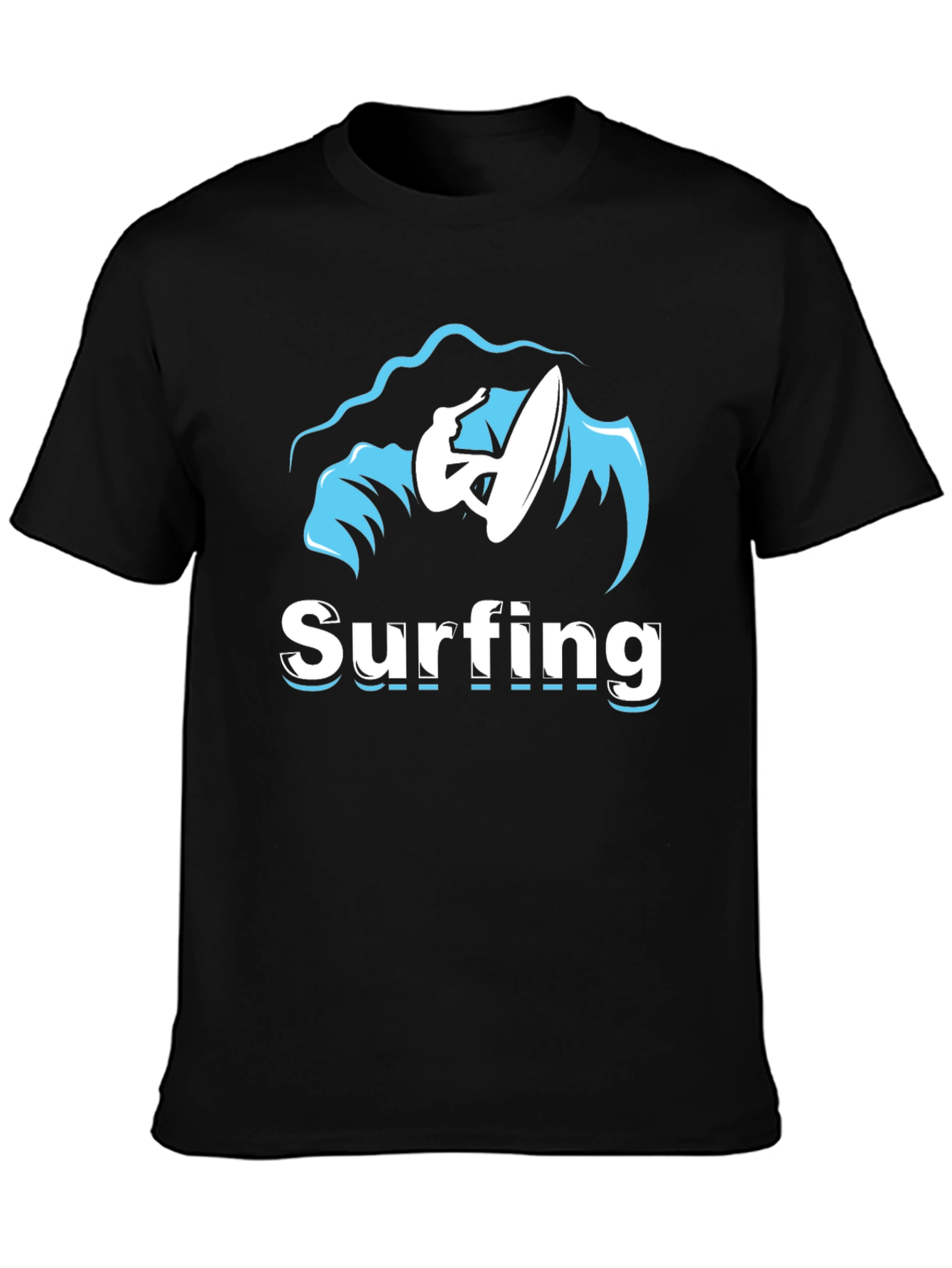 Surfing Wave Graphic T-Shirt