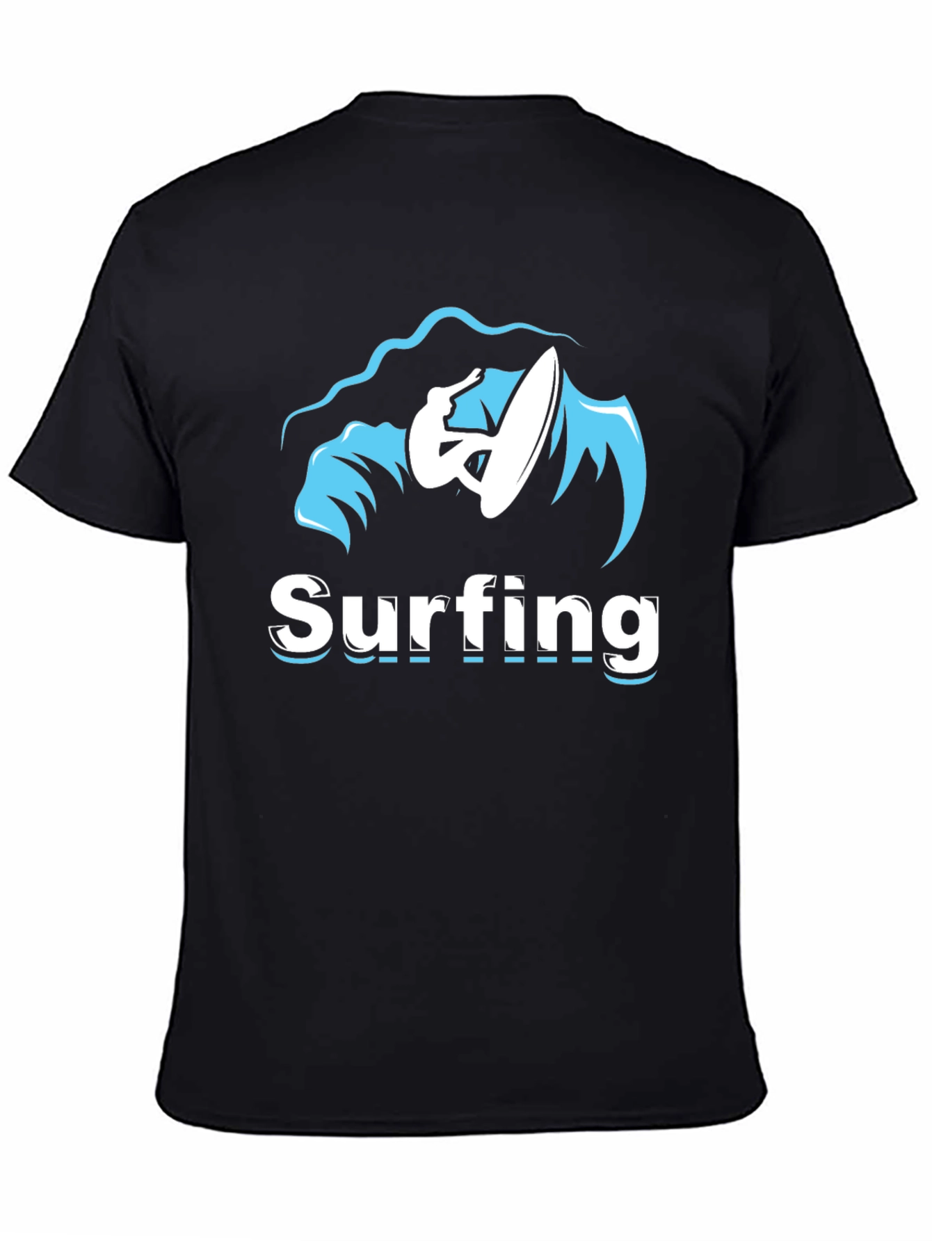 Surfing Wave Graphic T-Shirt