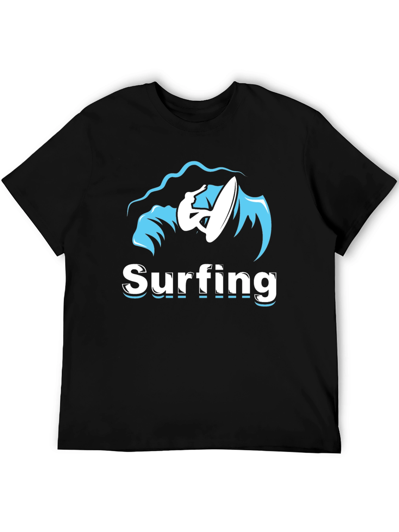 Surfing Wave Graphic T-Shirt
