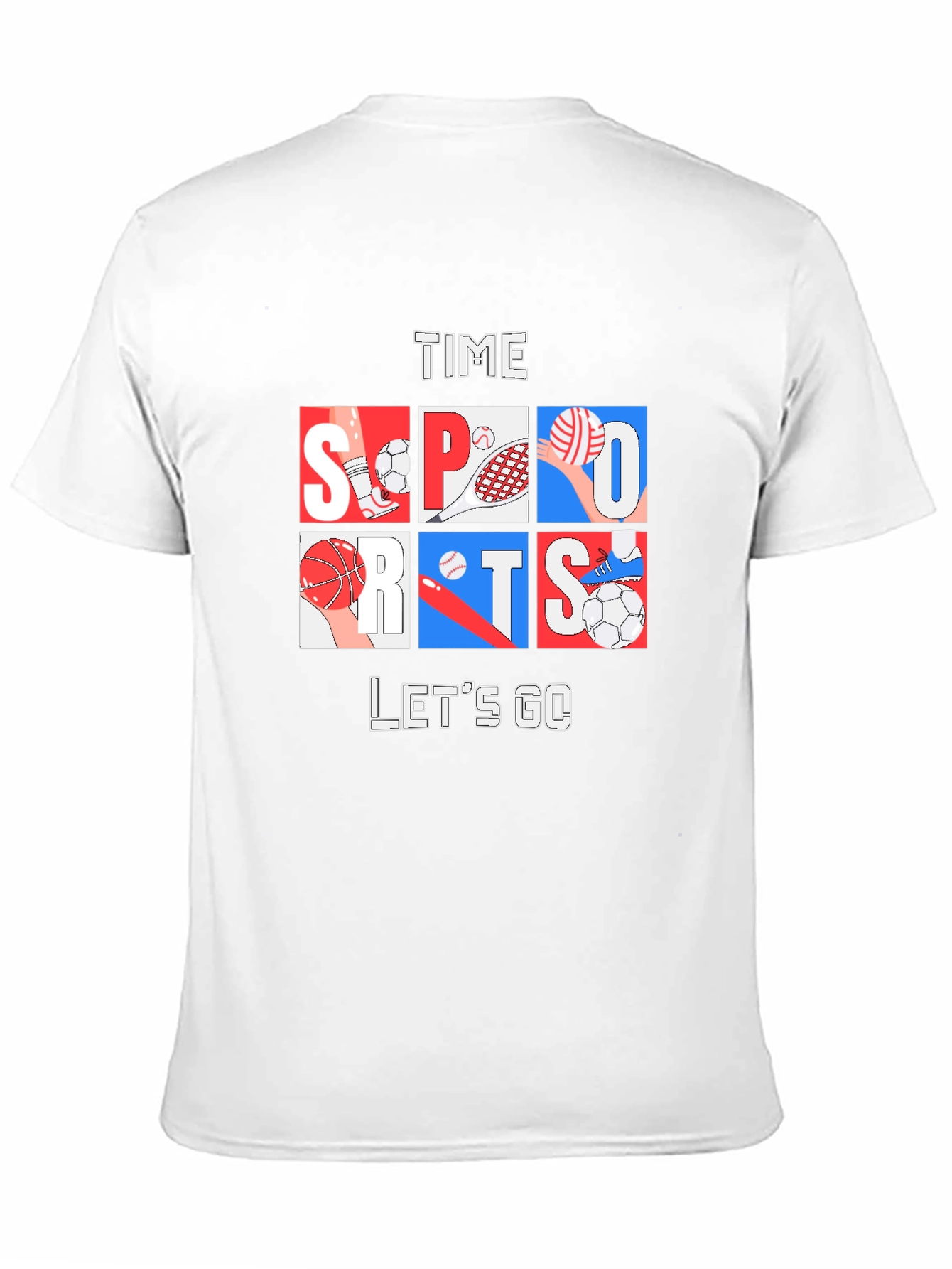 Time for Sports Graphic Tee - Black