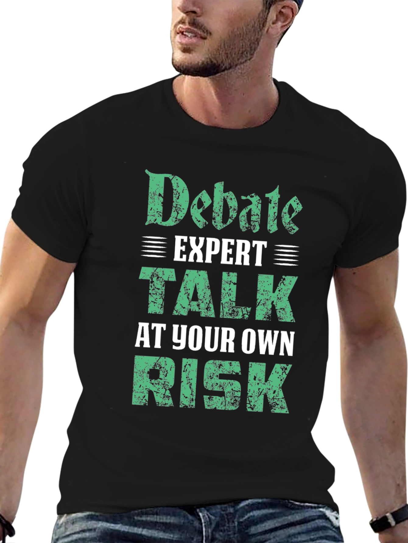 Debate Expert T-Shirt - Talk At Your Own Risk