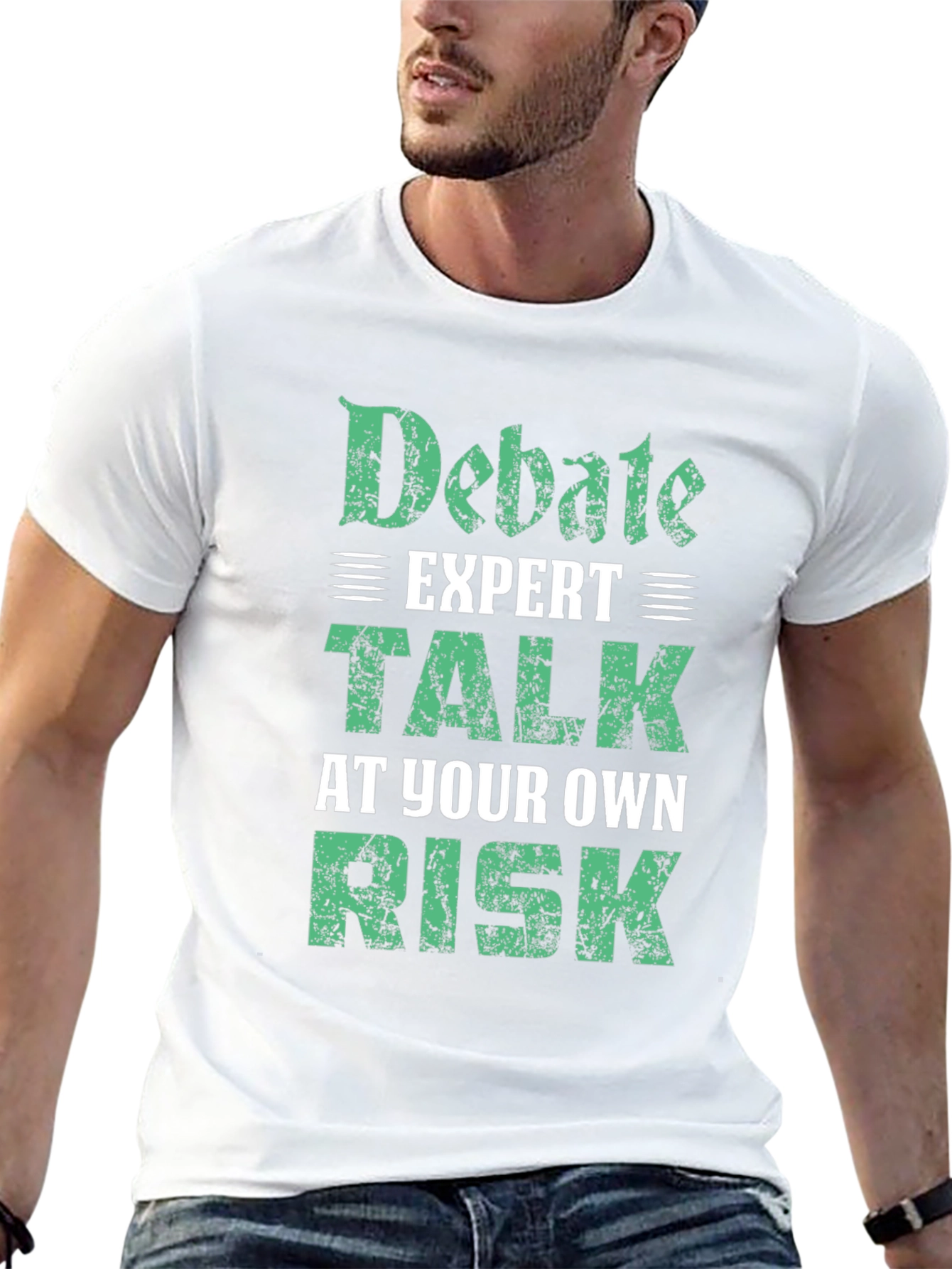 Debate Expert T-Shirt - Talk At Your Own Risk