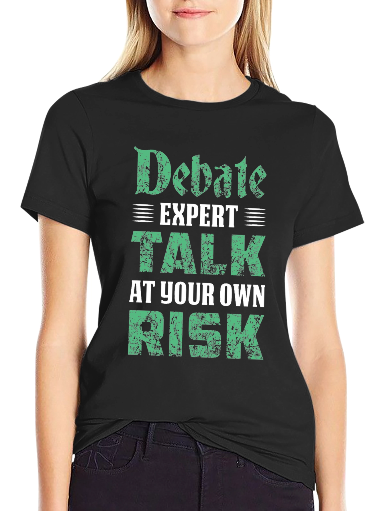 Debate Expert T-Shirt - Talk At Your Own Risk