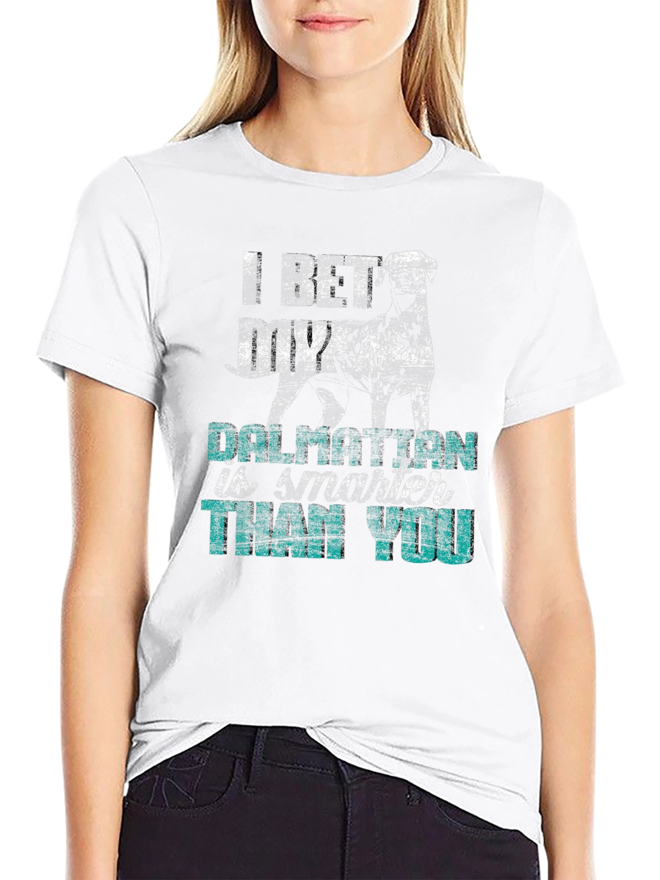 Dalmatian Smarter Than You Graphic Tee