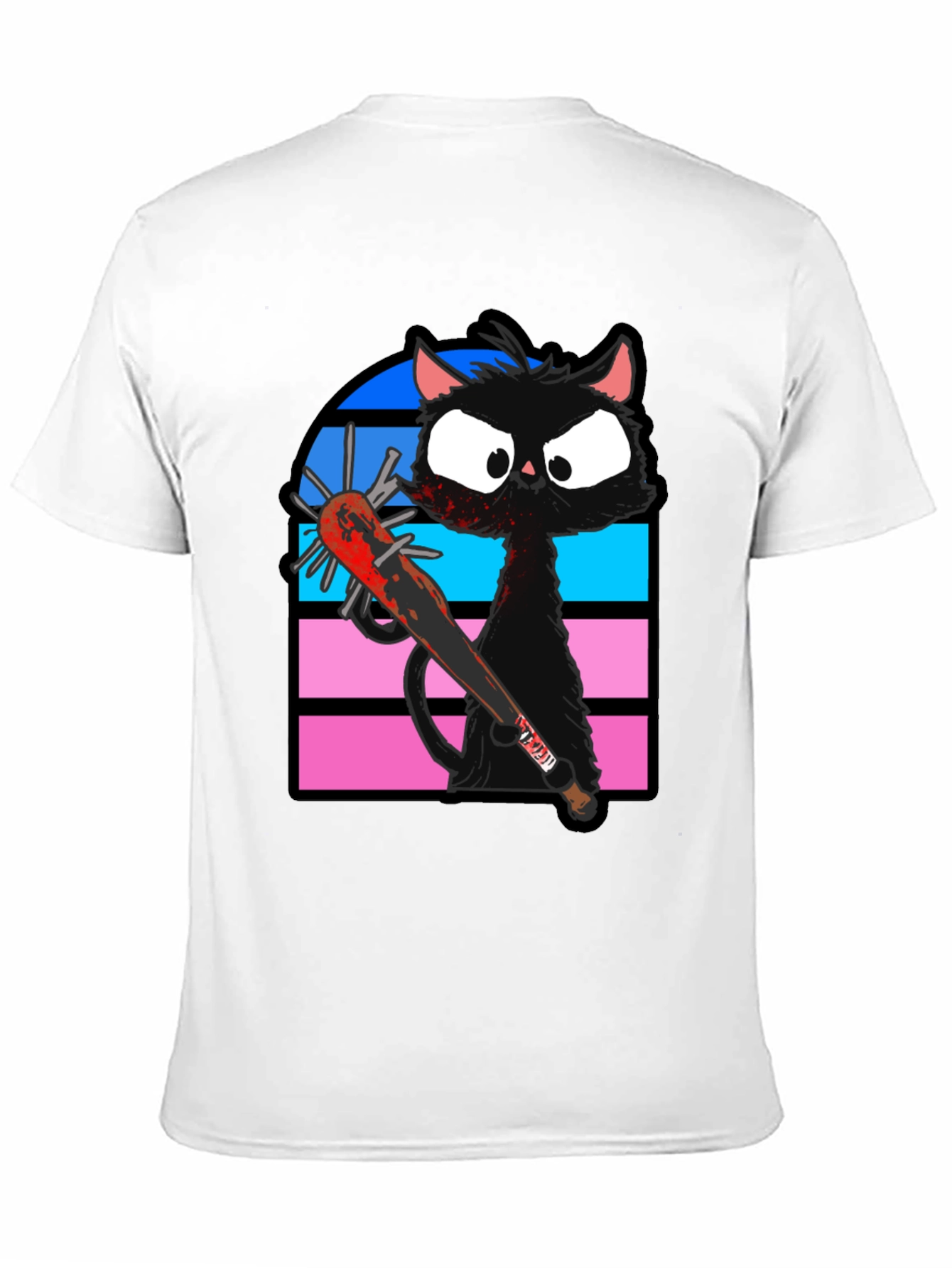 Black Cat Baseball Bat T-Shirt