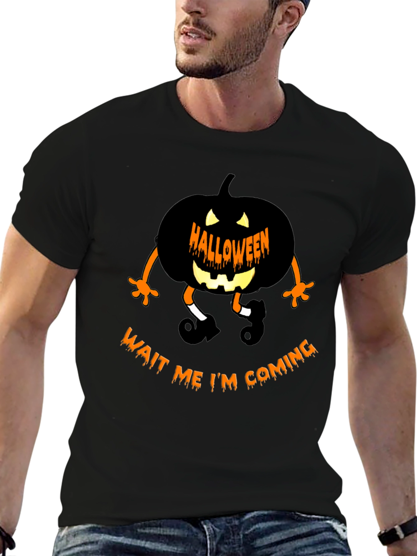 Halloween Pumpkin Coming T-Shirt