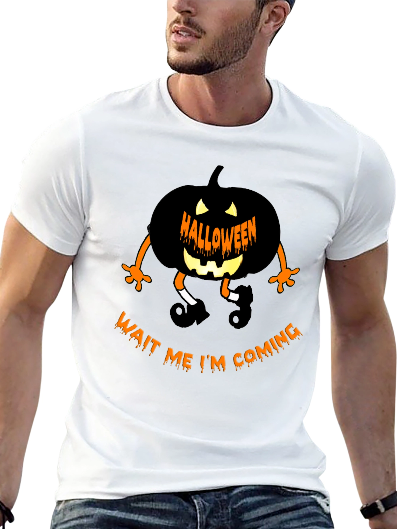 Halloween Pumpkin Coming T-Shirt