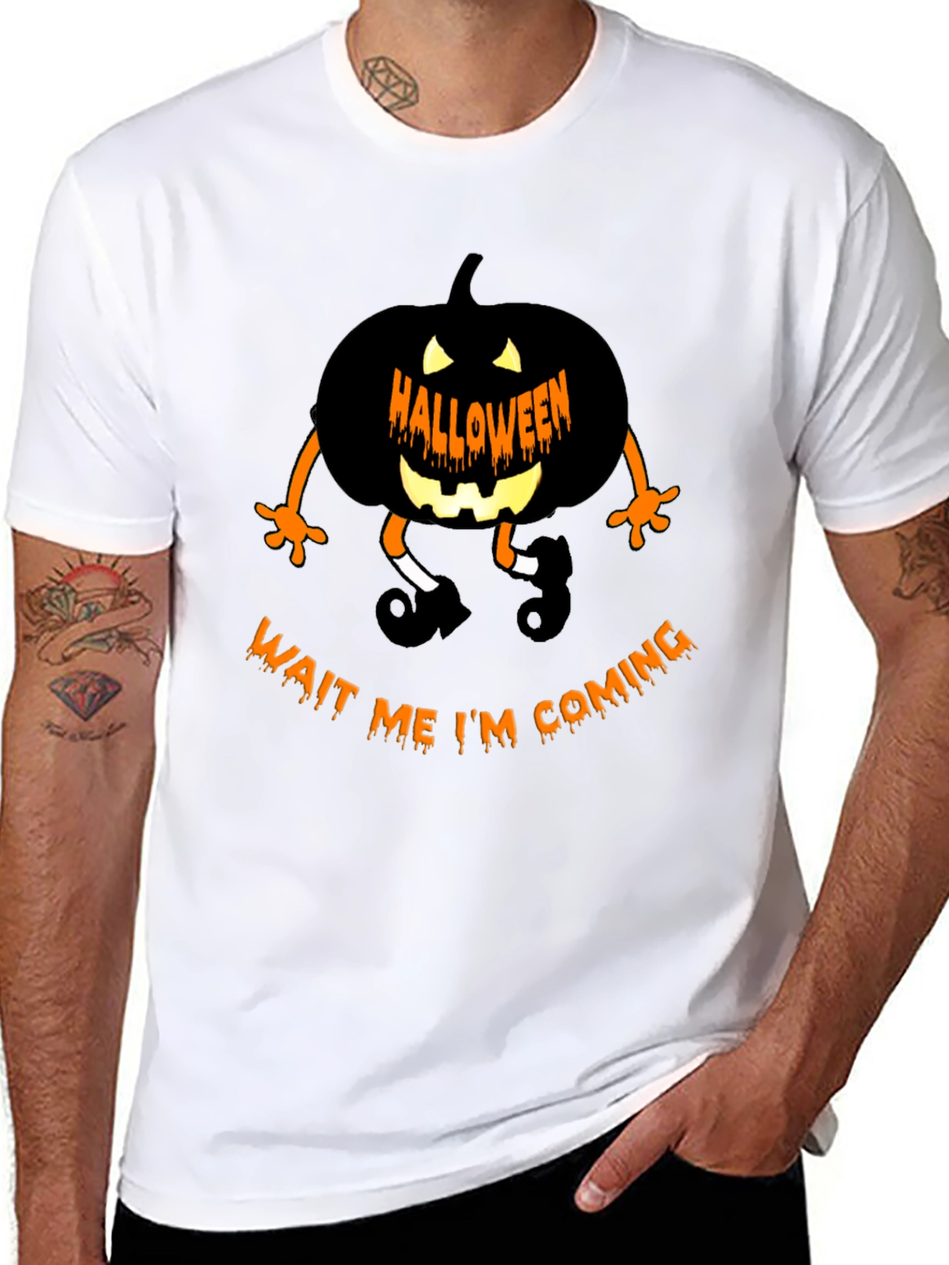 Halloween Pumpkin Coming T-Shirt