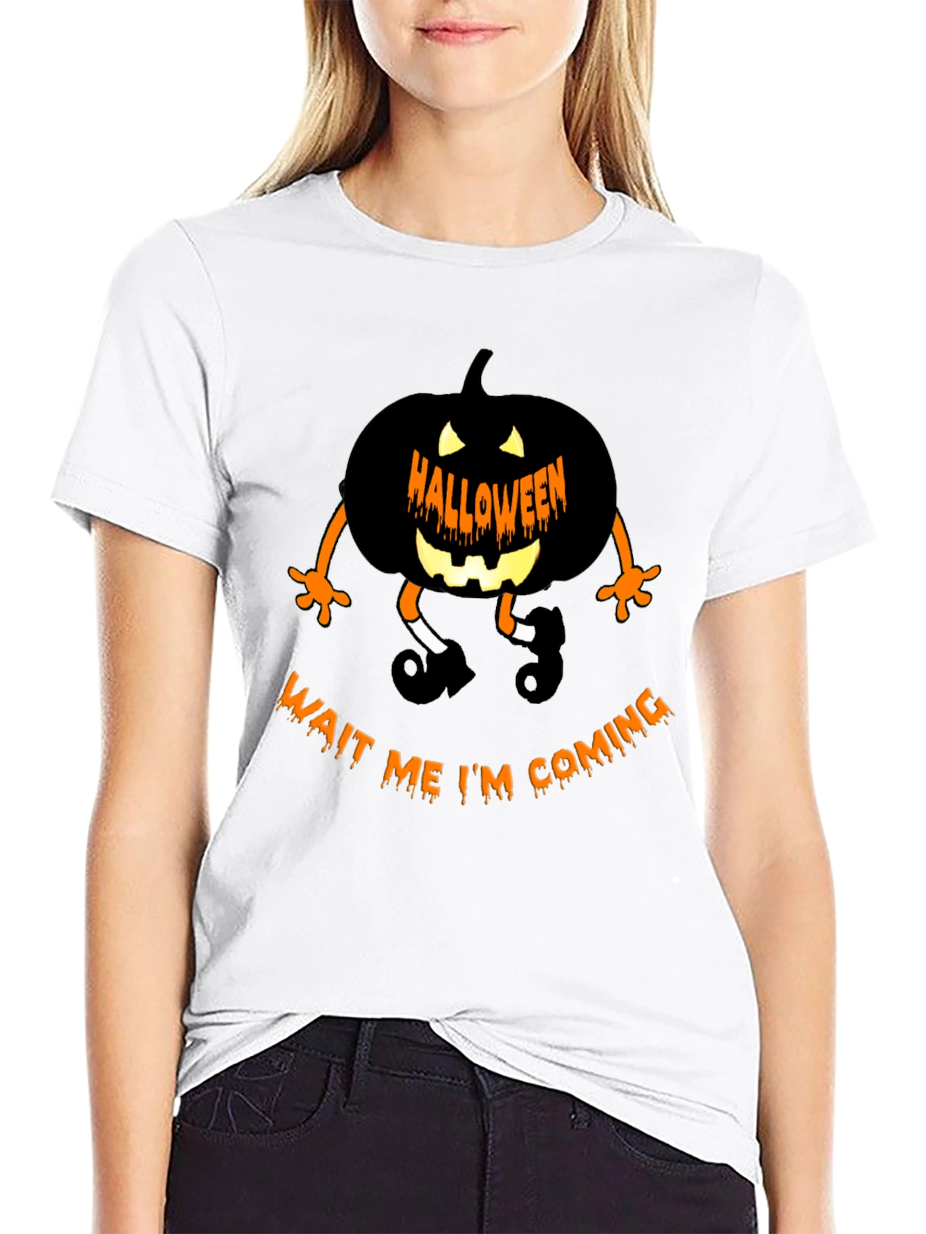 Halloween Pumpkin Coming T-Shirt
