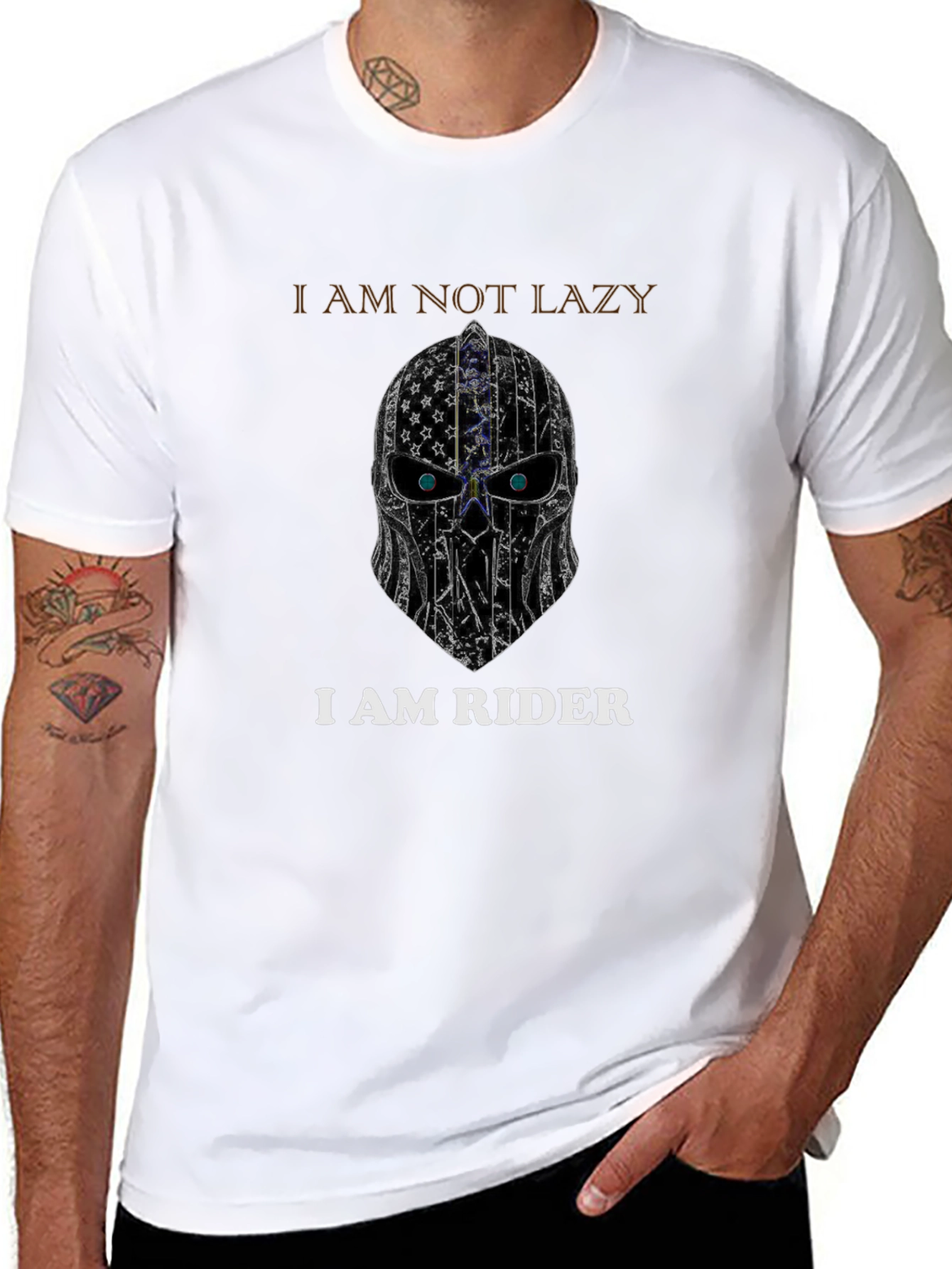 I Am Not Lazy I Am Rider Graphic T-Shirt