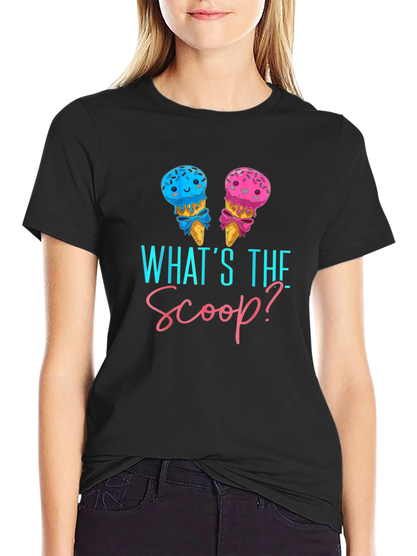 Whats the Scoop? Gender Reveal T-Shirt