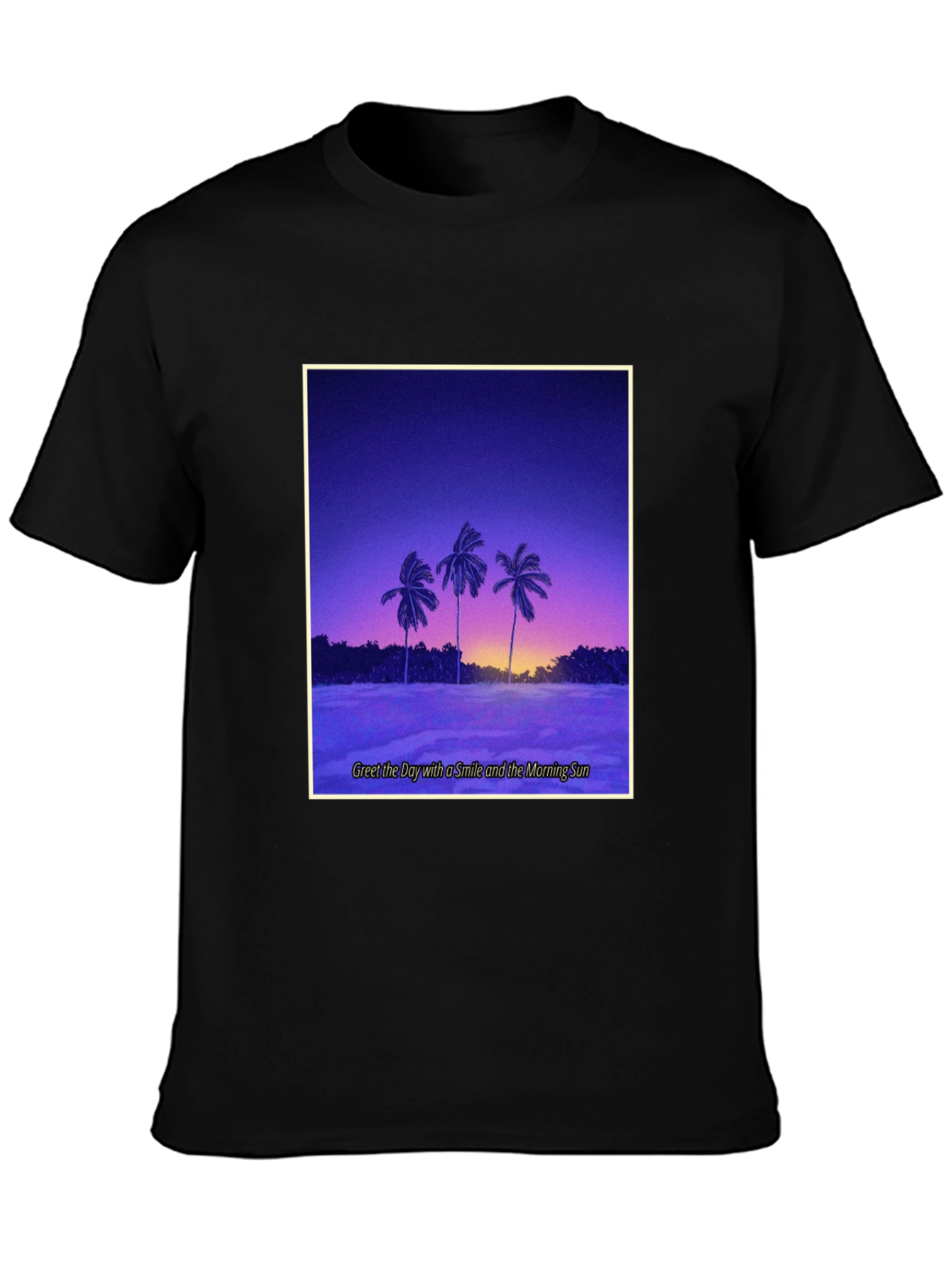 Sunset Palm T-Shirt - Greet the Day with Style