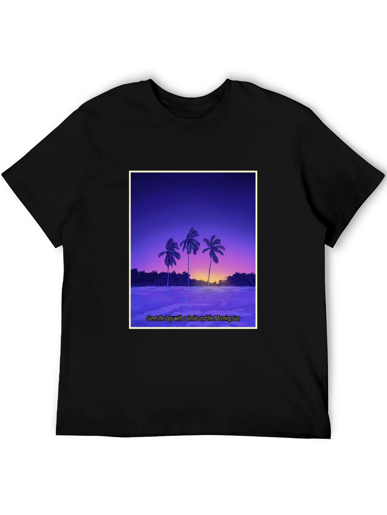 Sunset Palm T-Shirt - Greet the Day with Style