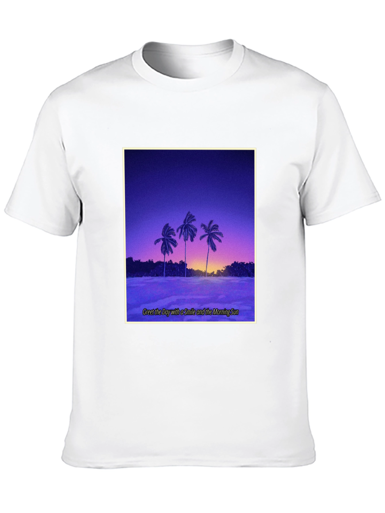 Sunset Palm T-Shirt - Greet the Day with Style