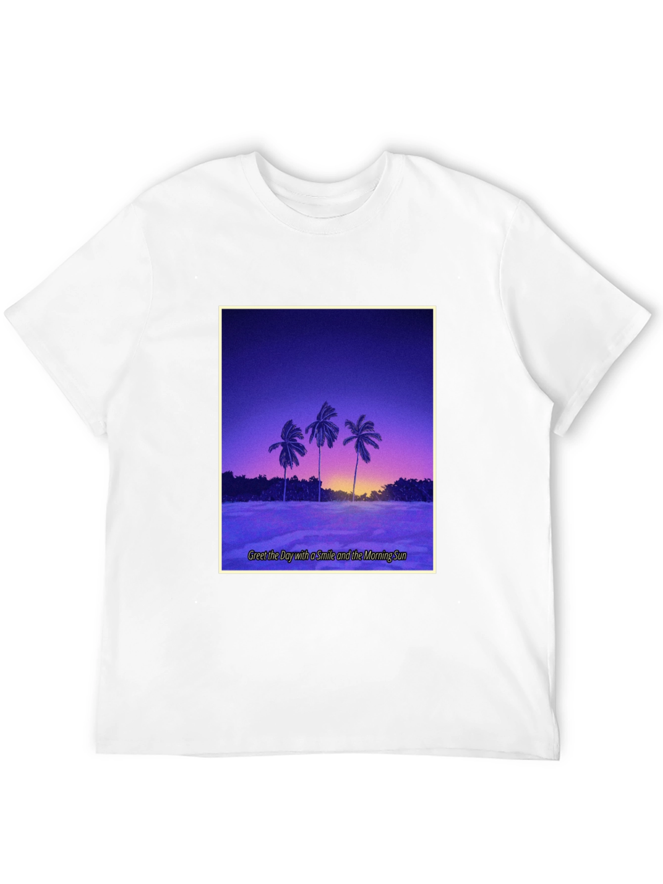 Sunset Palm T-Shirt - Greet the Day with Style