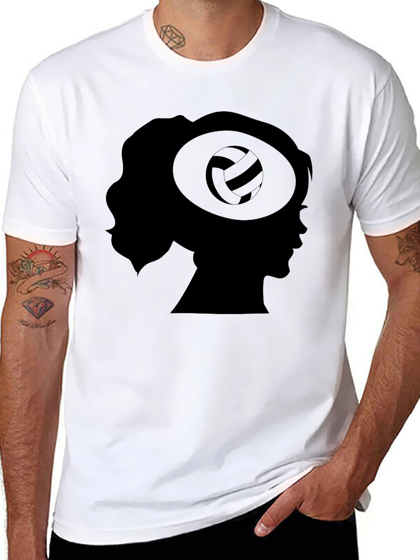 Volleyball Mindset Graphic Tee - Black Unisex T-Shirt