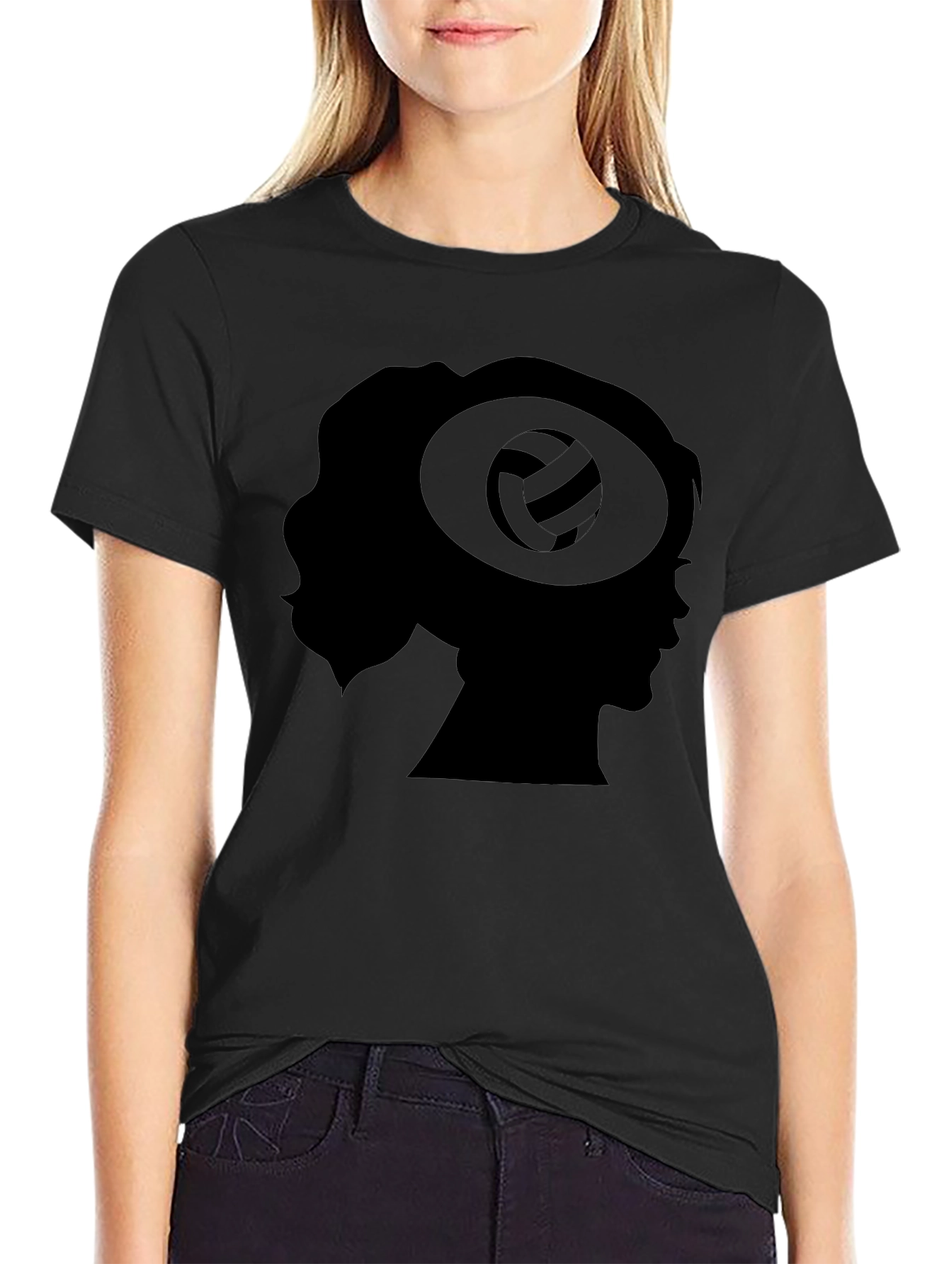 Volleyball Mindset Graphic Tee - Black Unisex T-Shirt