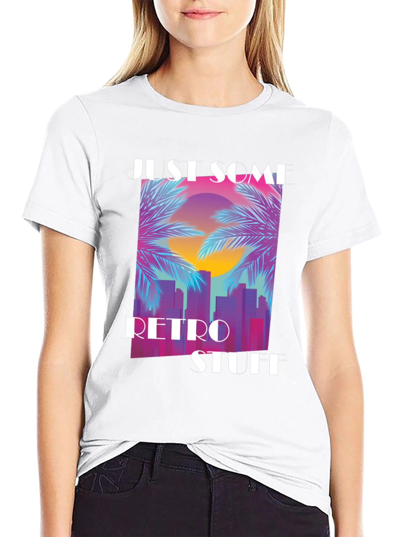 Retro Synthwave T-Shirt - Just Some Retro Stuff