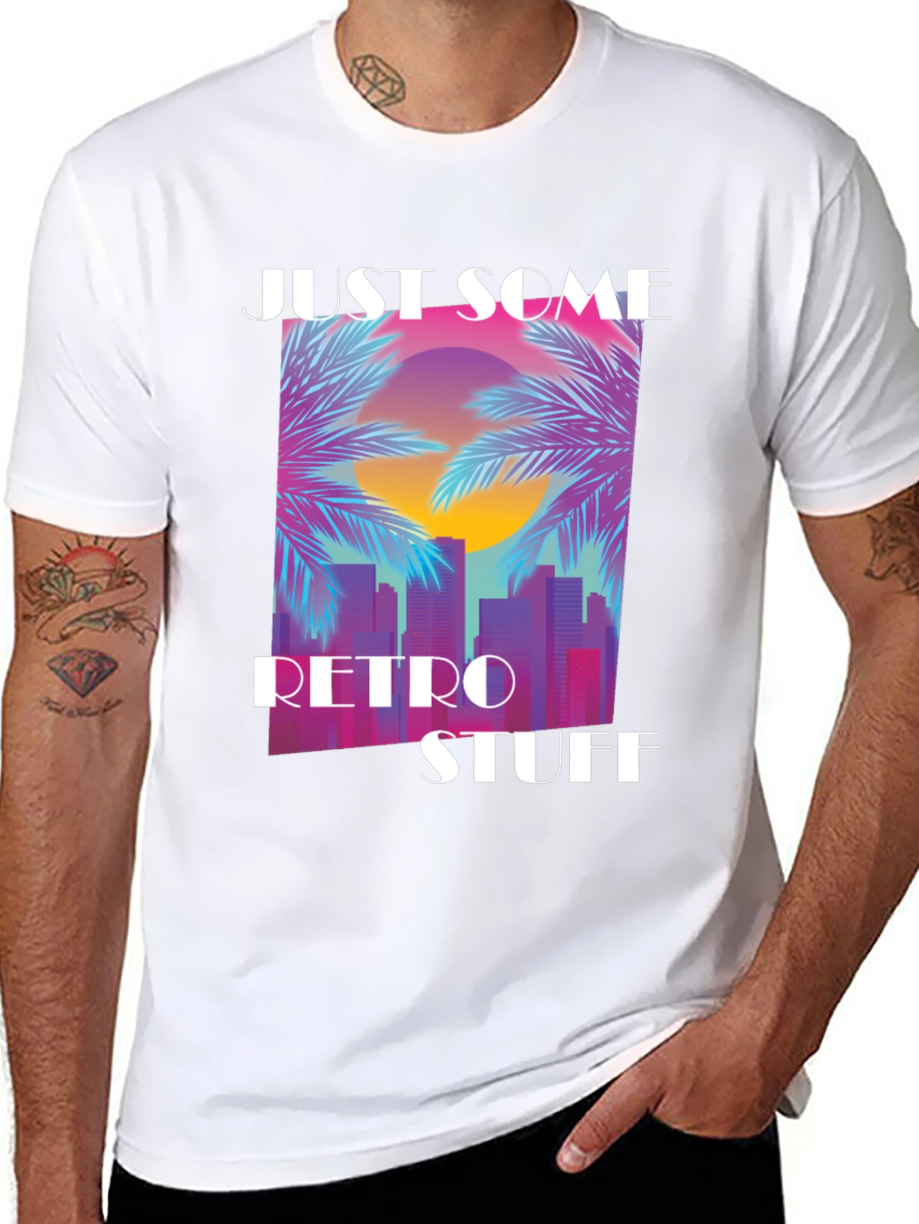 Retro Synthwave T-Shirt - Just Some Retro Stuff