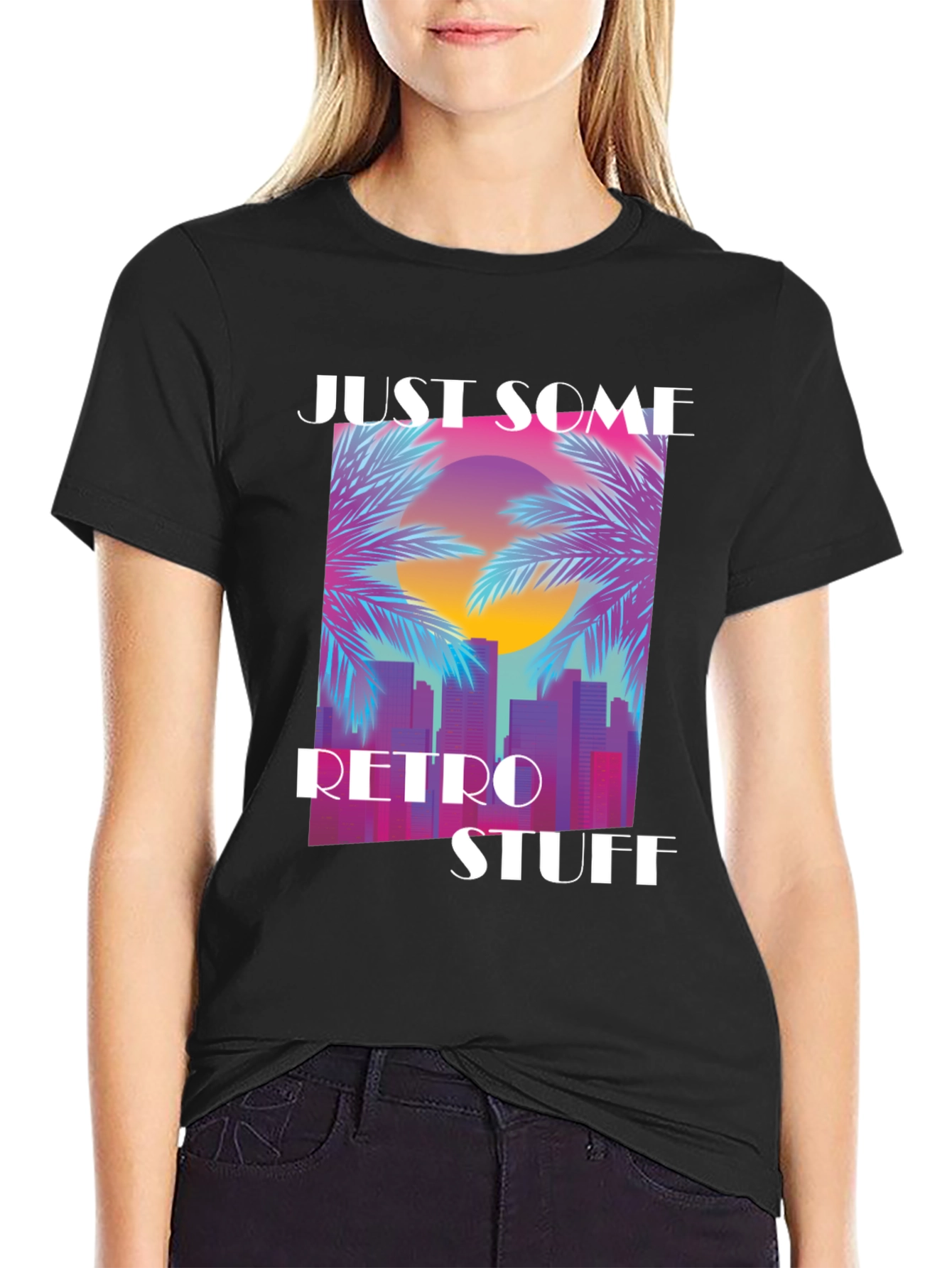 Retro Synthwave T-Shirt - Just Some Retro Stuff
