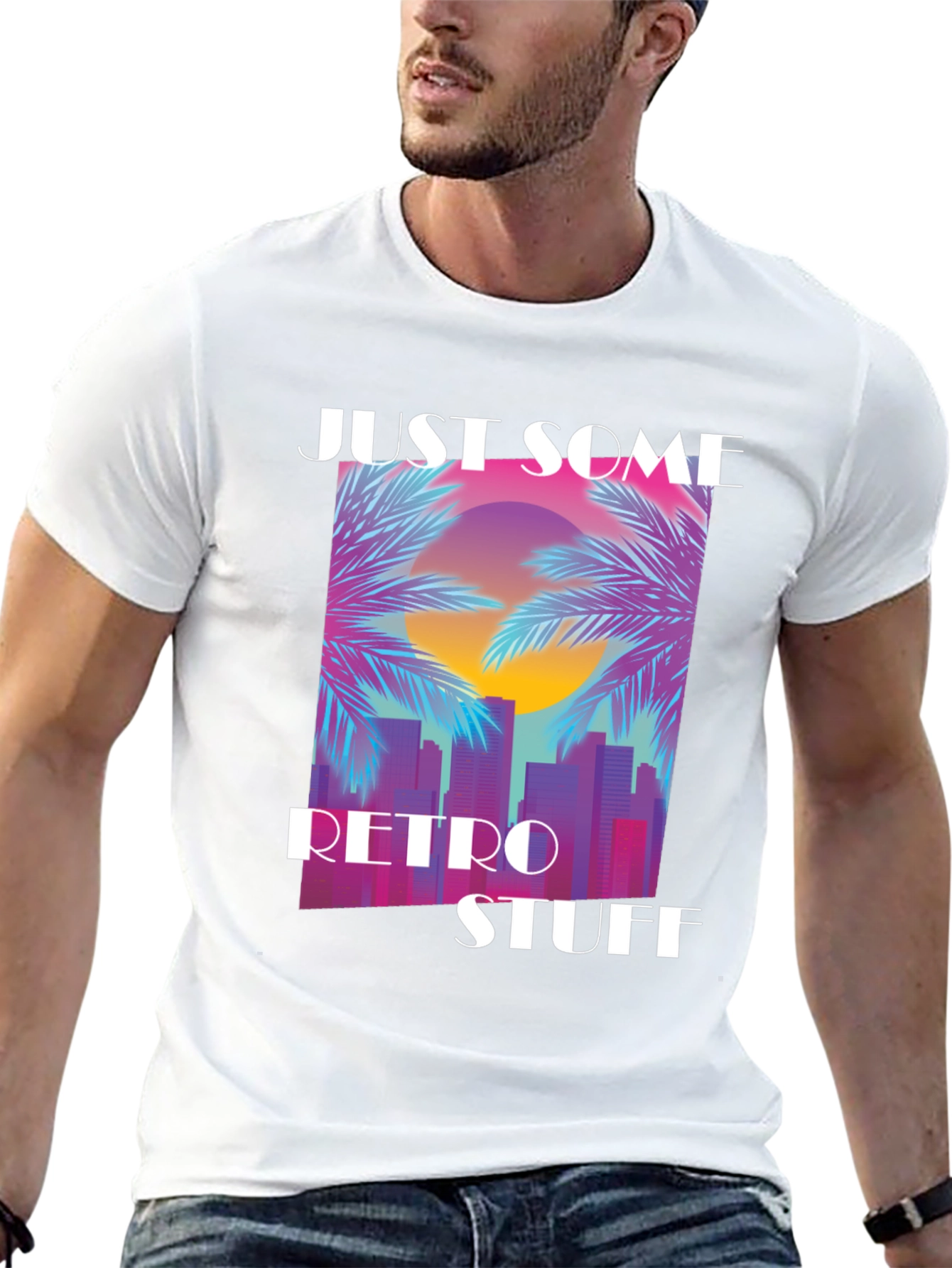 Retro Synthwave T-Shirt - Just Some Retro Stuff