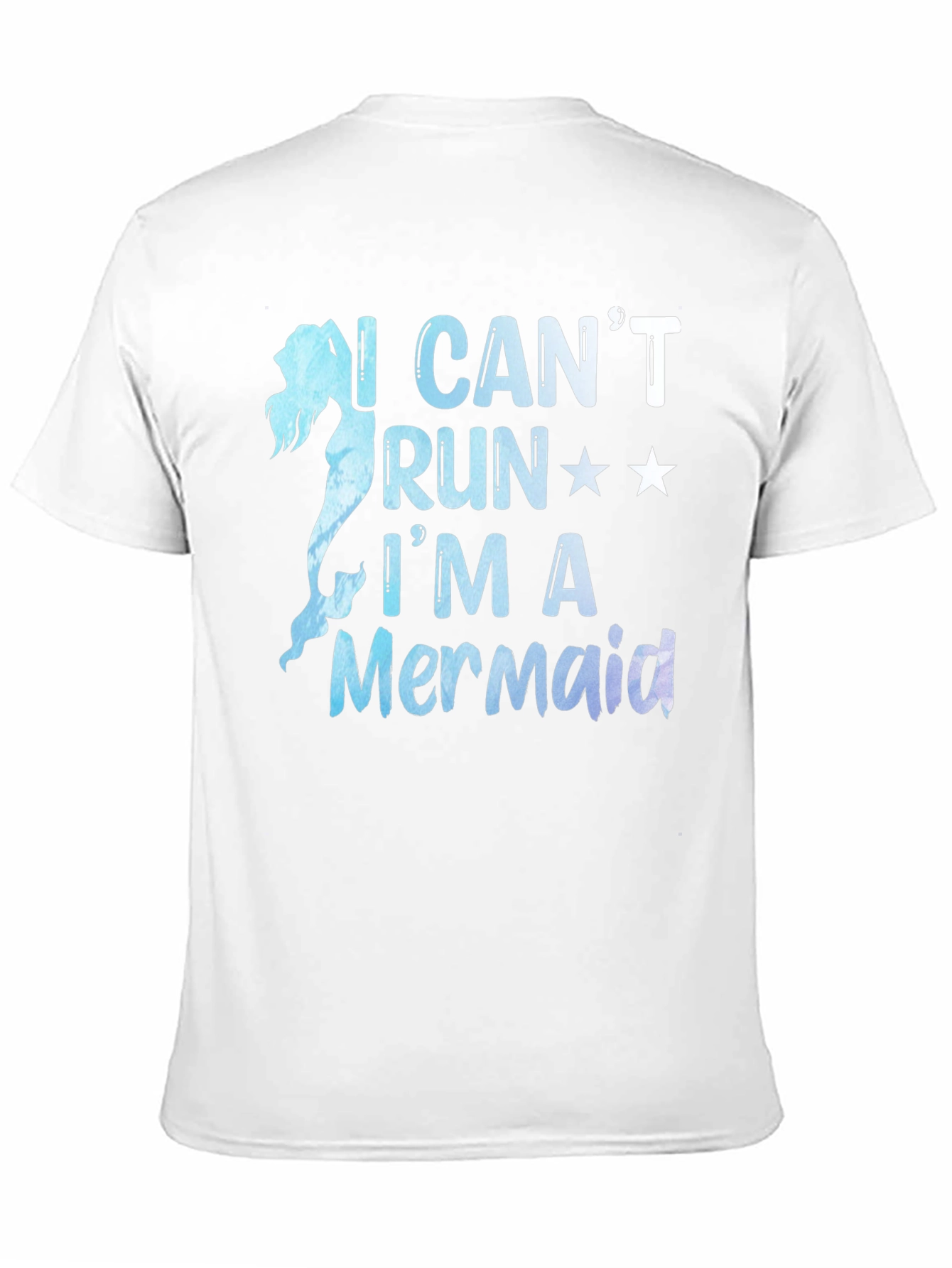 Mermaid Graphic Tee - I Cant Run