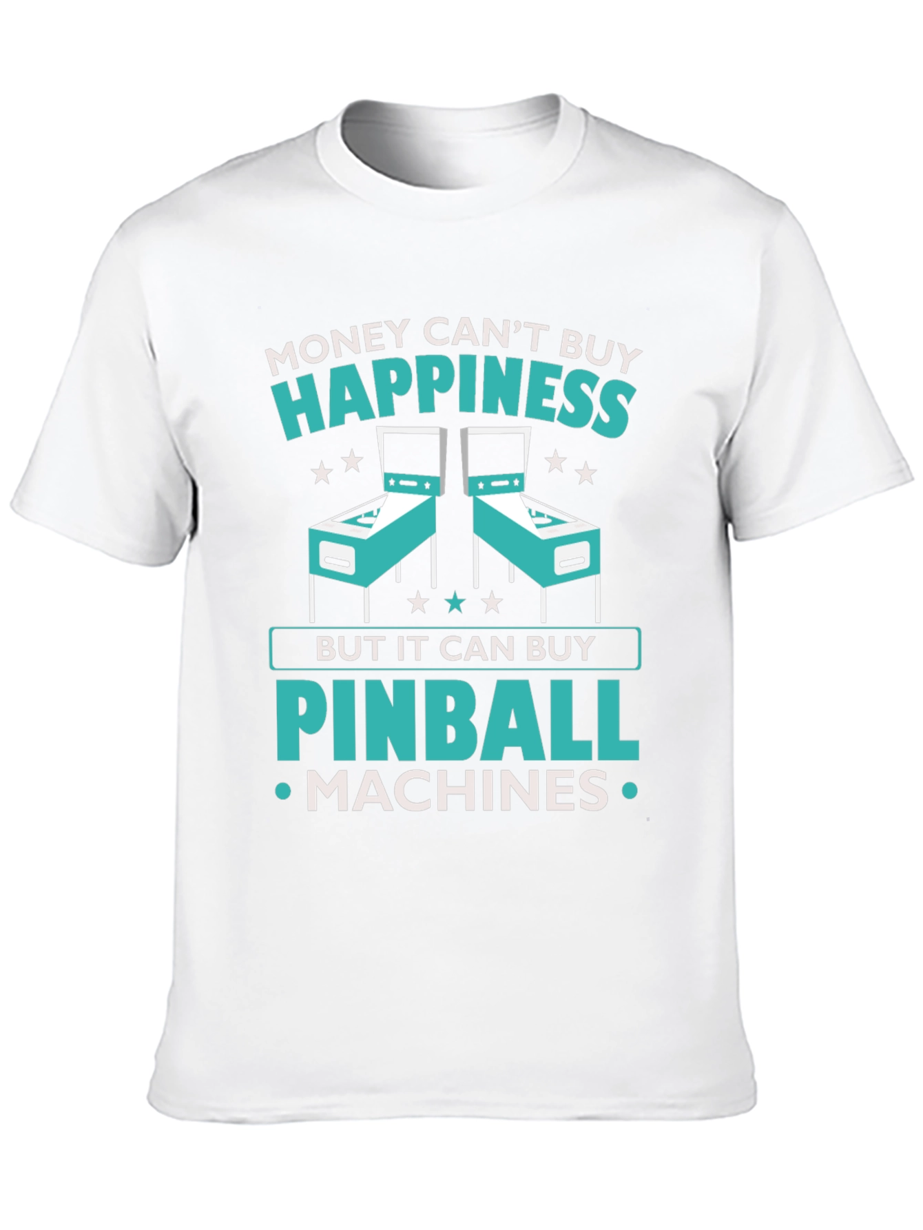 Money Cant Buy Happiness Pinball T-Shirt
