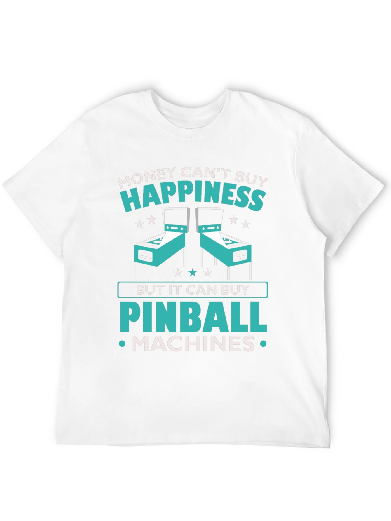 Money Cant Buy Happiness Pinball T-Shirt