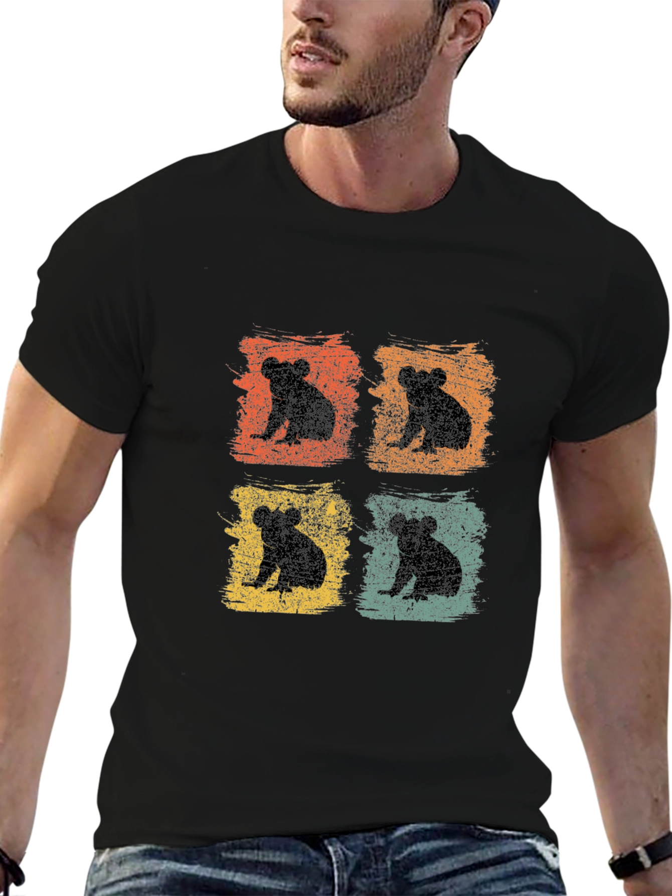 Retro Koala T-Shirt - Stylish Animal Graphic Tee