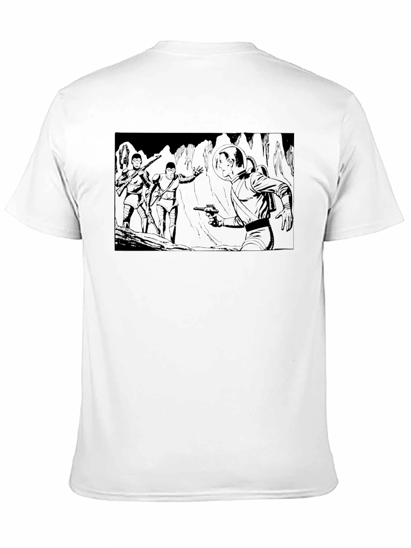 Retro Sci-Fi Comic T-Shirt - Bold Graphic Tee