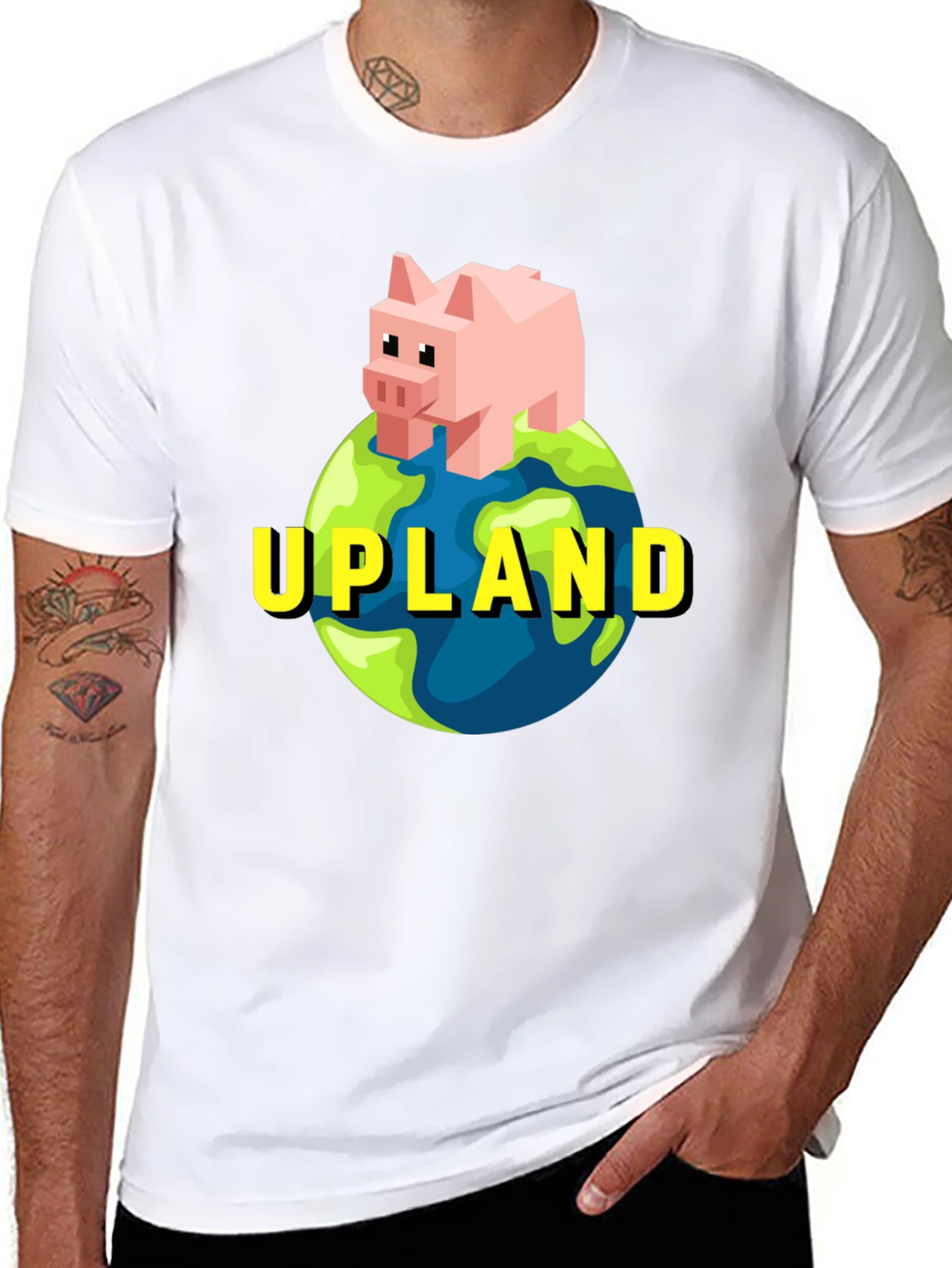 Upland Game T-Shirt - Metaverse Earth & Pig