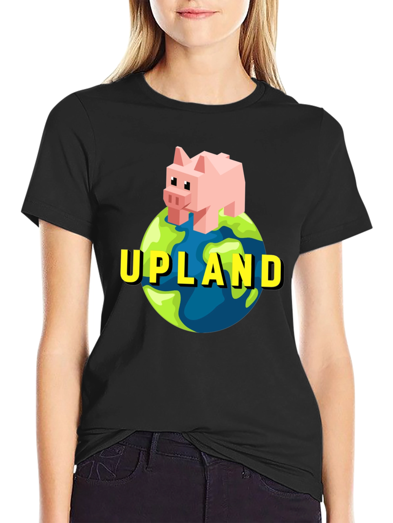 Upland Game T-Shirt - Metaverse Earth & Pig