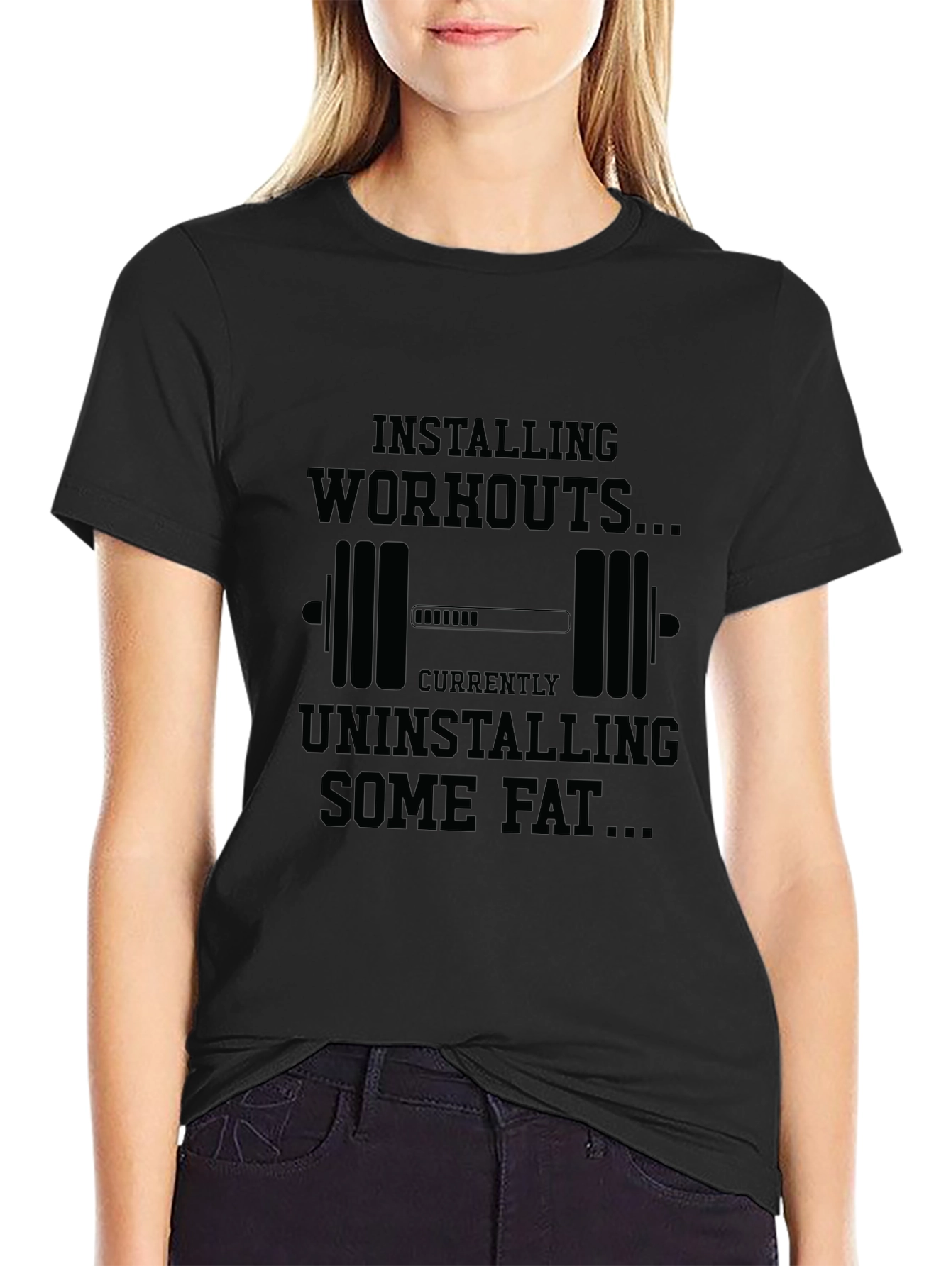 Workout Loading Funny Graphic T-Shirt