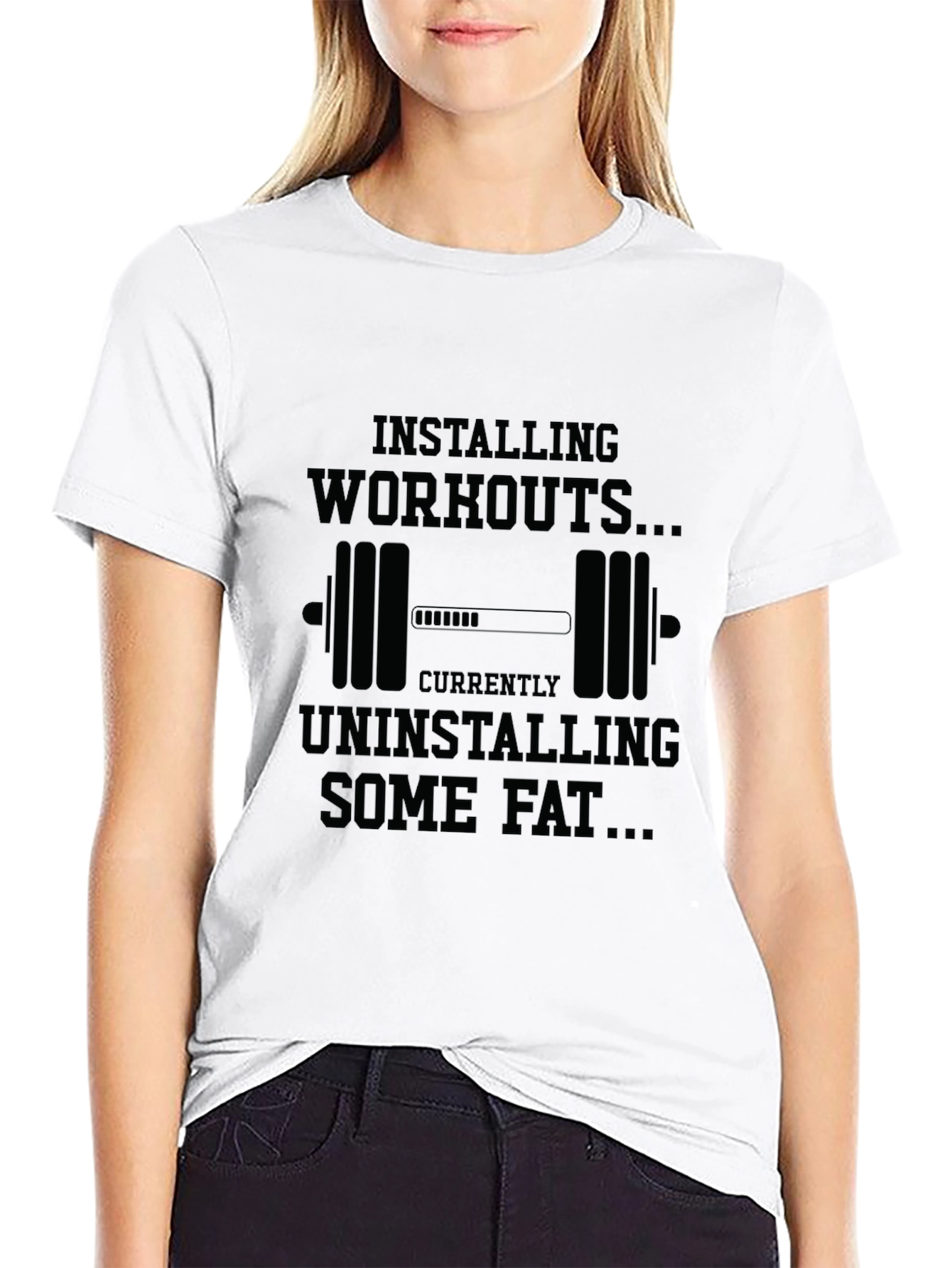 Workout Loading Funny Graphic T-Shirt
