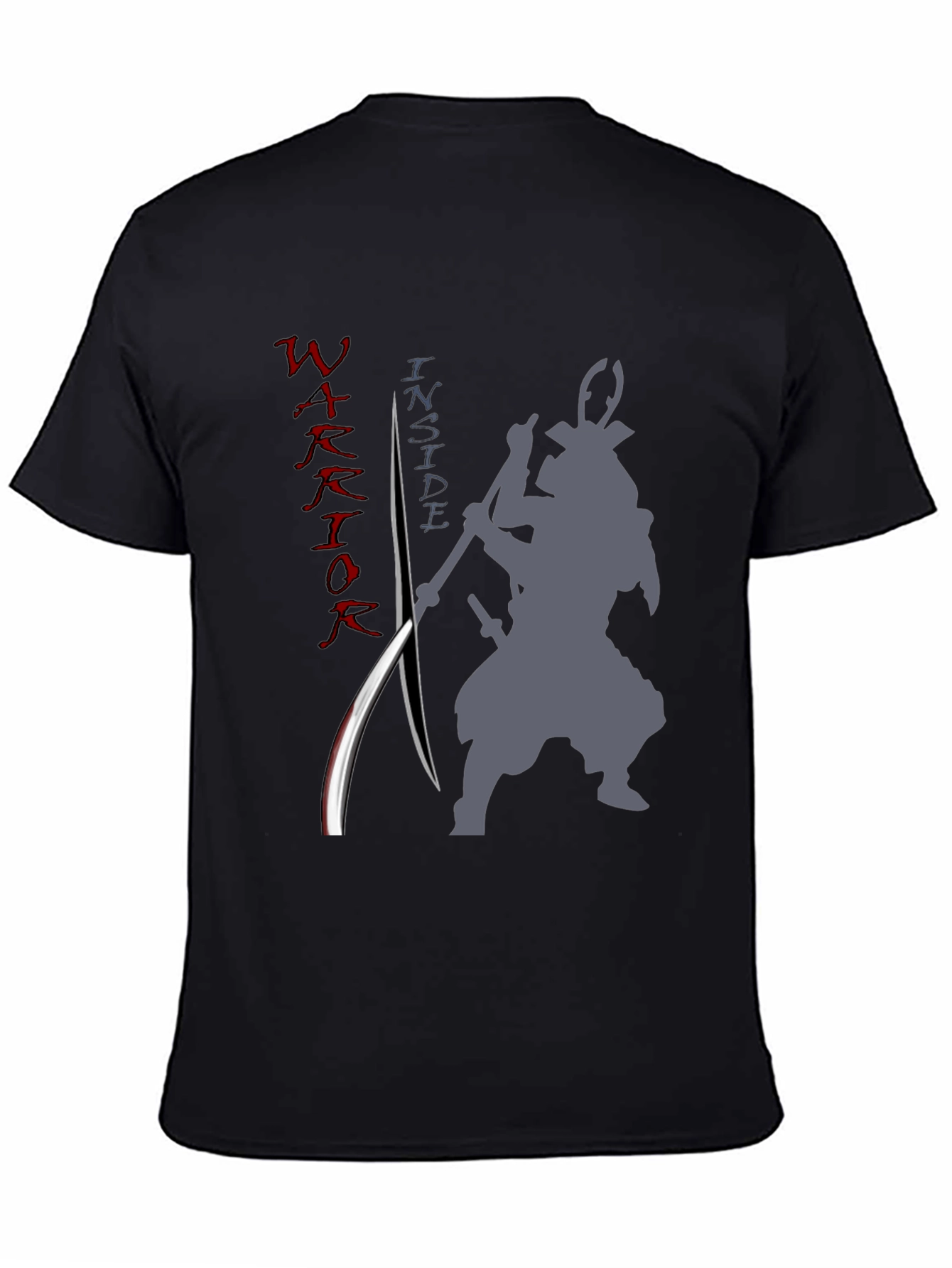 Warrior Inside Mens Graphic Tee - Samurai Design