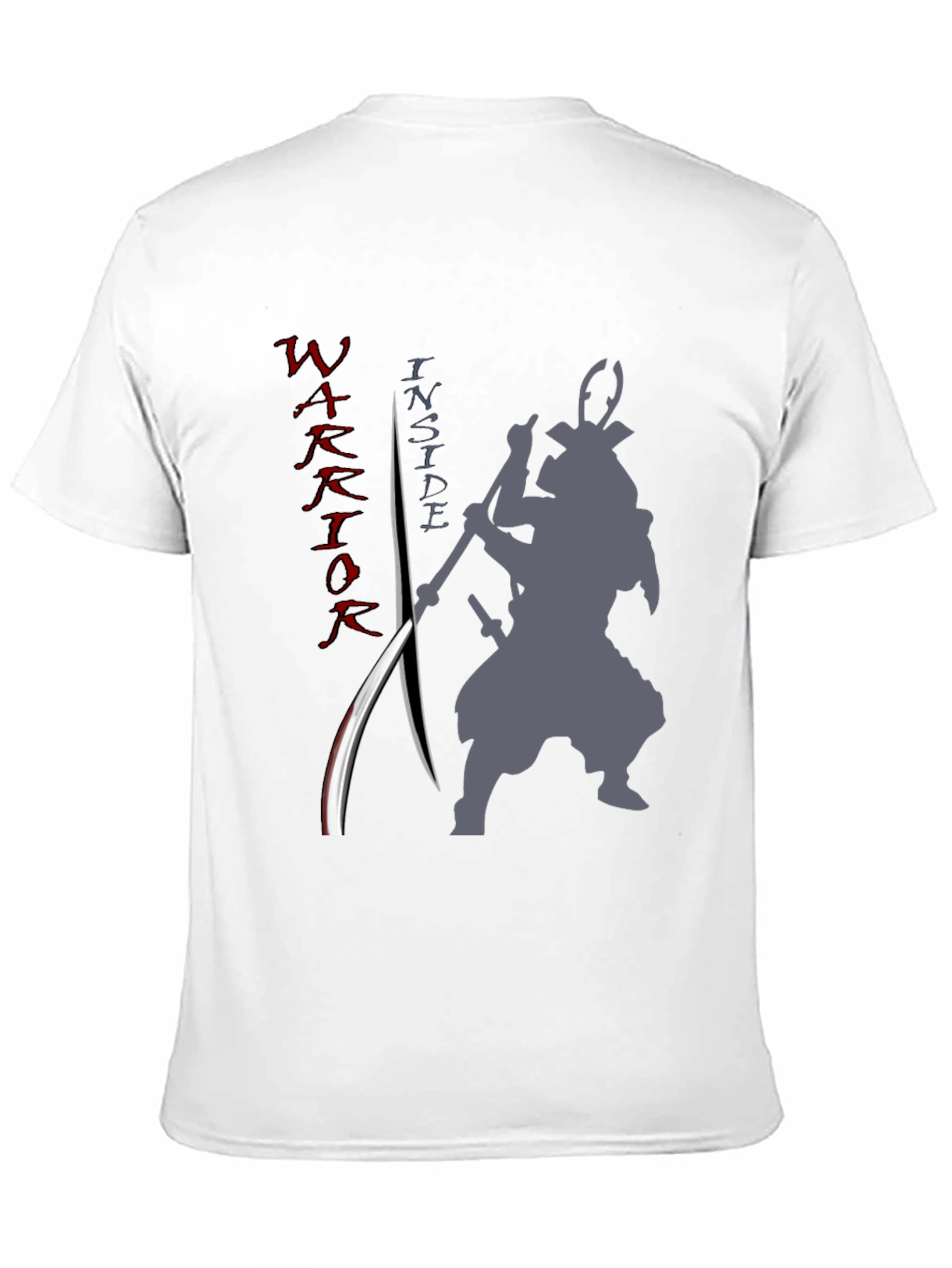 Warrior Inside Mens Graphic Tee - Samurai Design