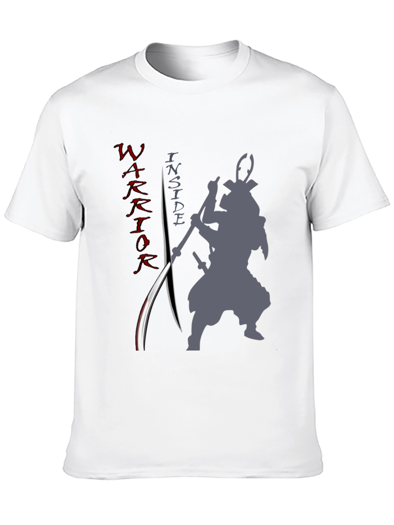 Warrior Inside Mens Graphic Tee - Samurai Design