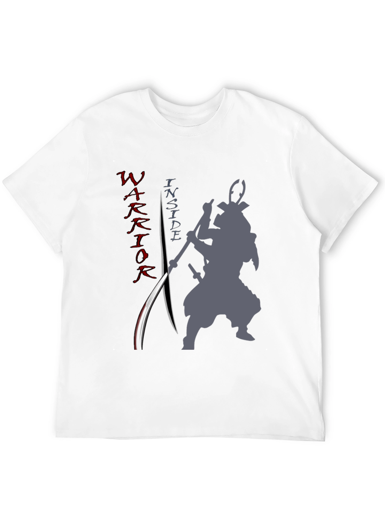 Warrior Inside Mens Graphic Tee - Samurai Design