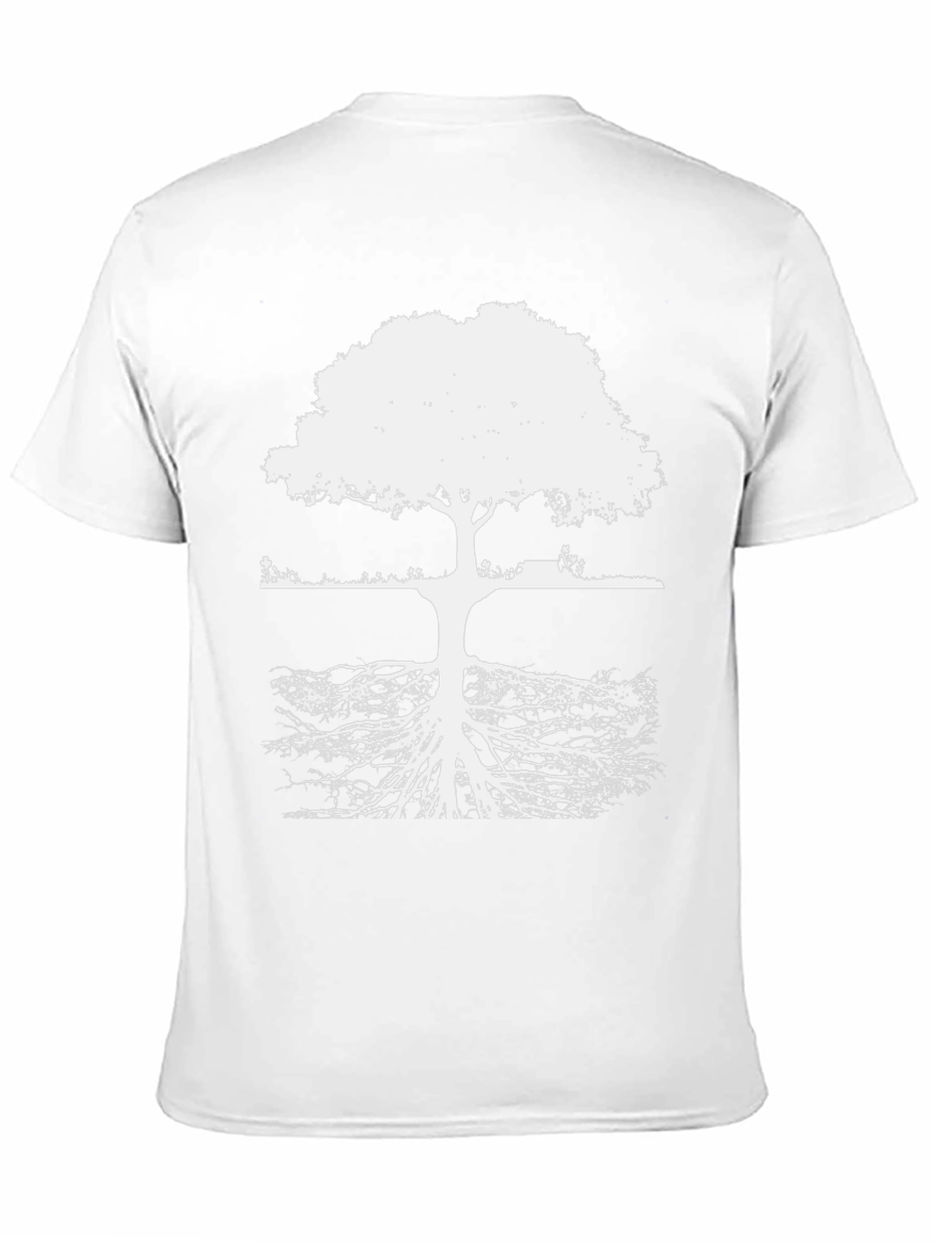 Tree of Life Black T-Shirt: Roots & Growth