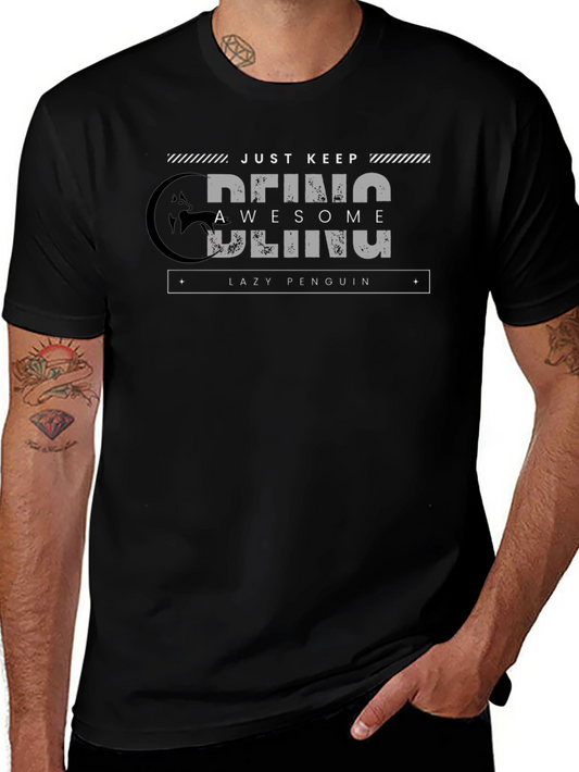 Awesome Penguin Graphic T-Shirt