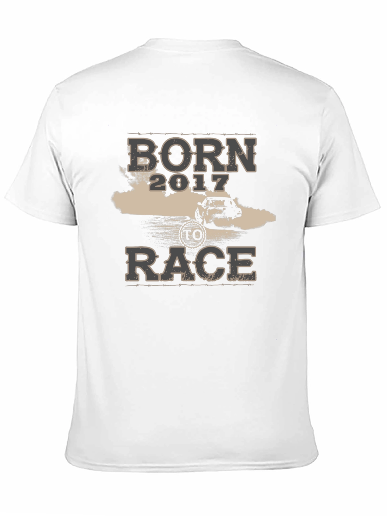 Born to Race 2017 Black Graphic Tee