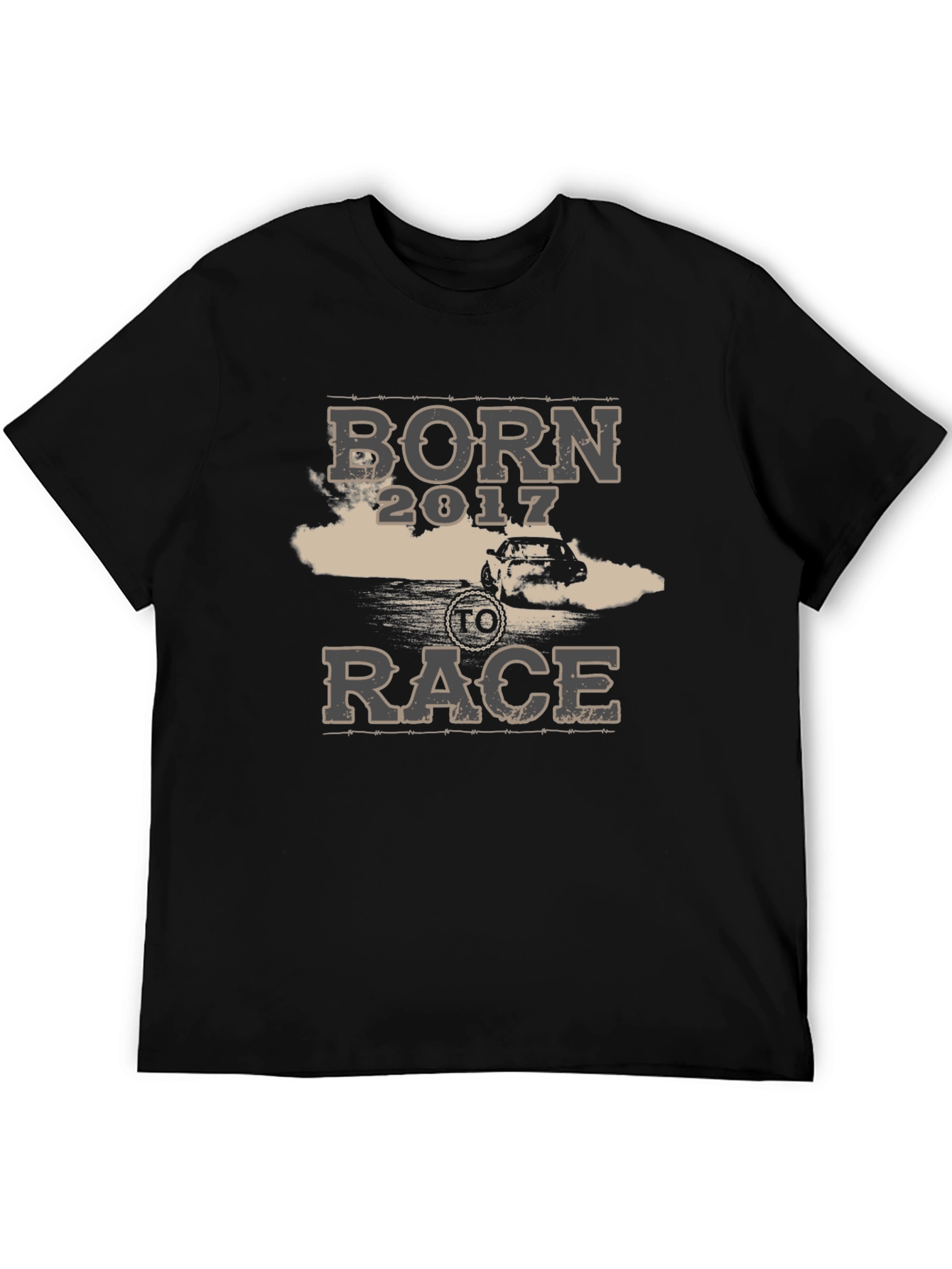 Born to Race 2017 Black Graphic Tee