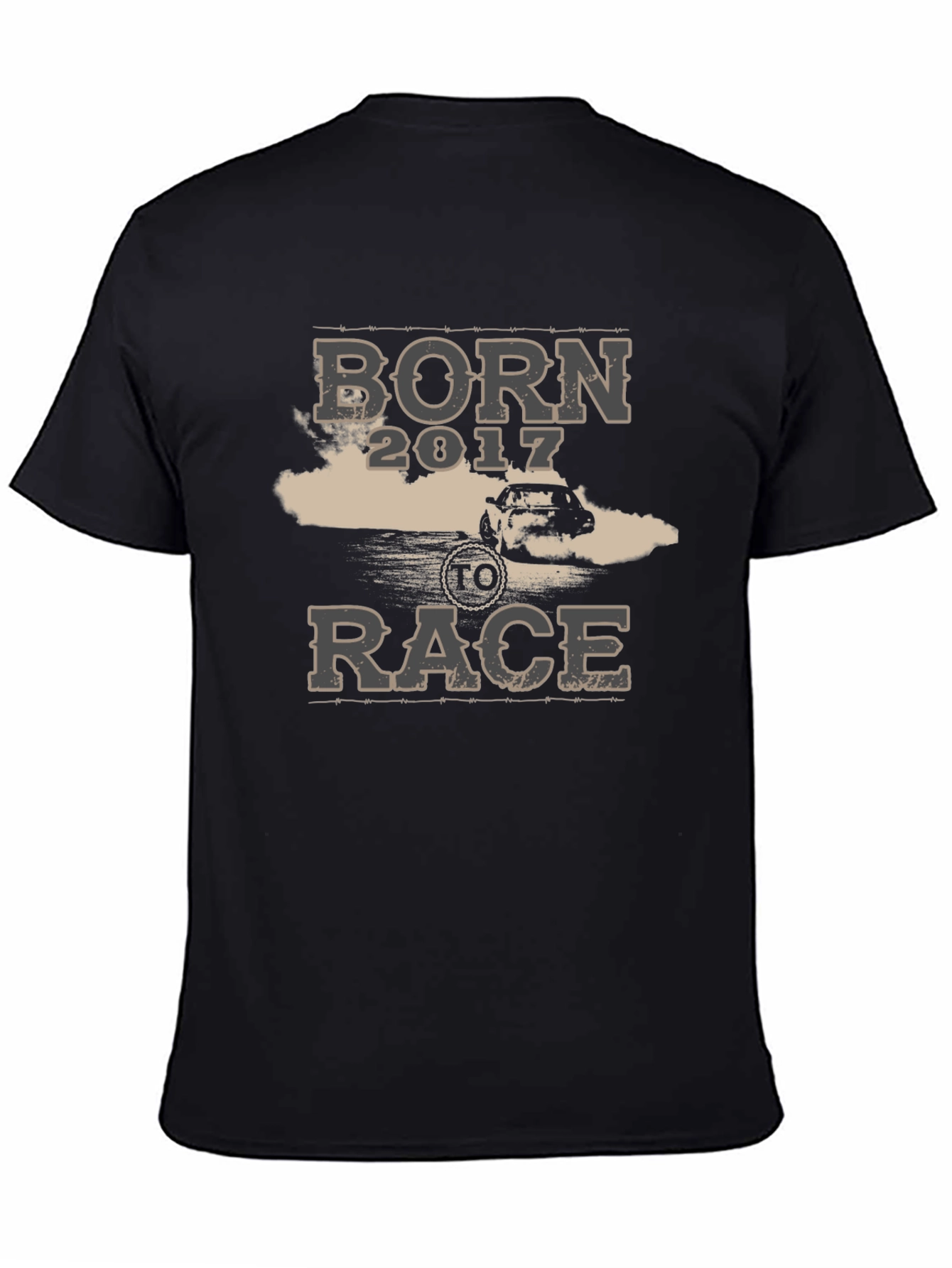 Born to Race 2017 Black Graphic Tee