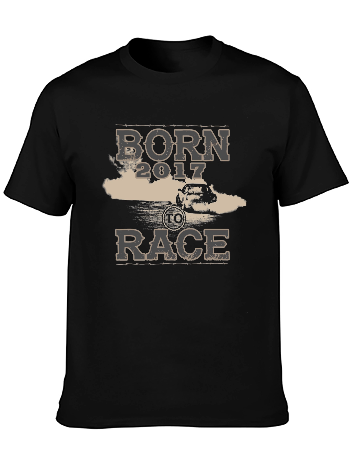 Born to Race 2017 Black Graphic Tee